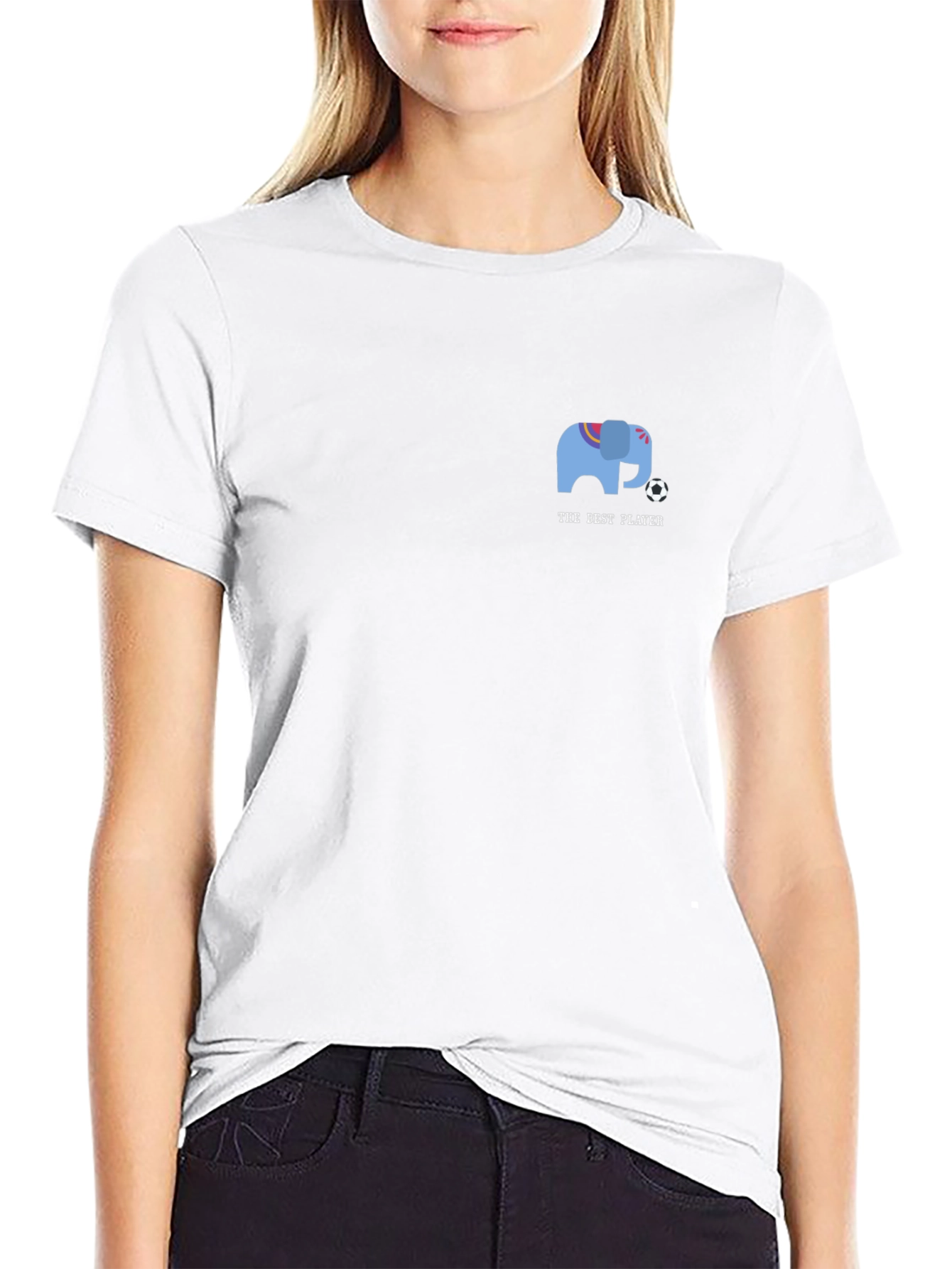 The Best Player Elephant Graphic T-Shirt