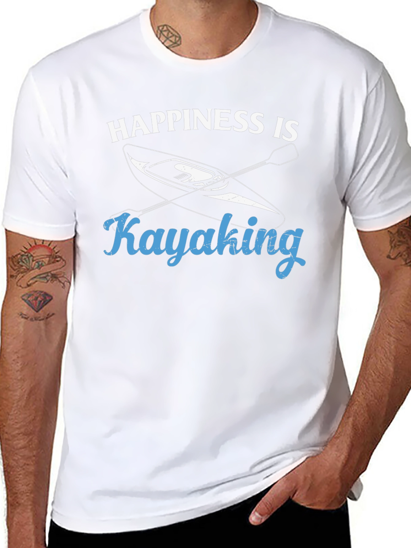 Happiness is Kayaking Graphic Tee