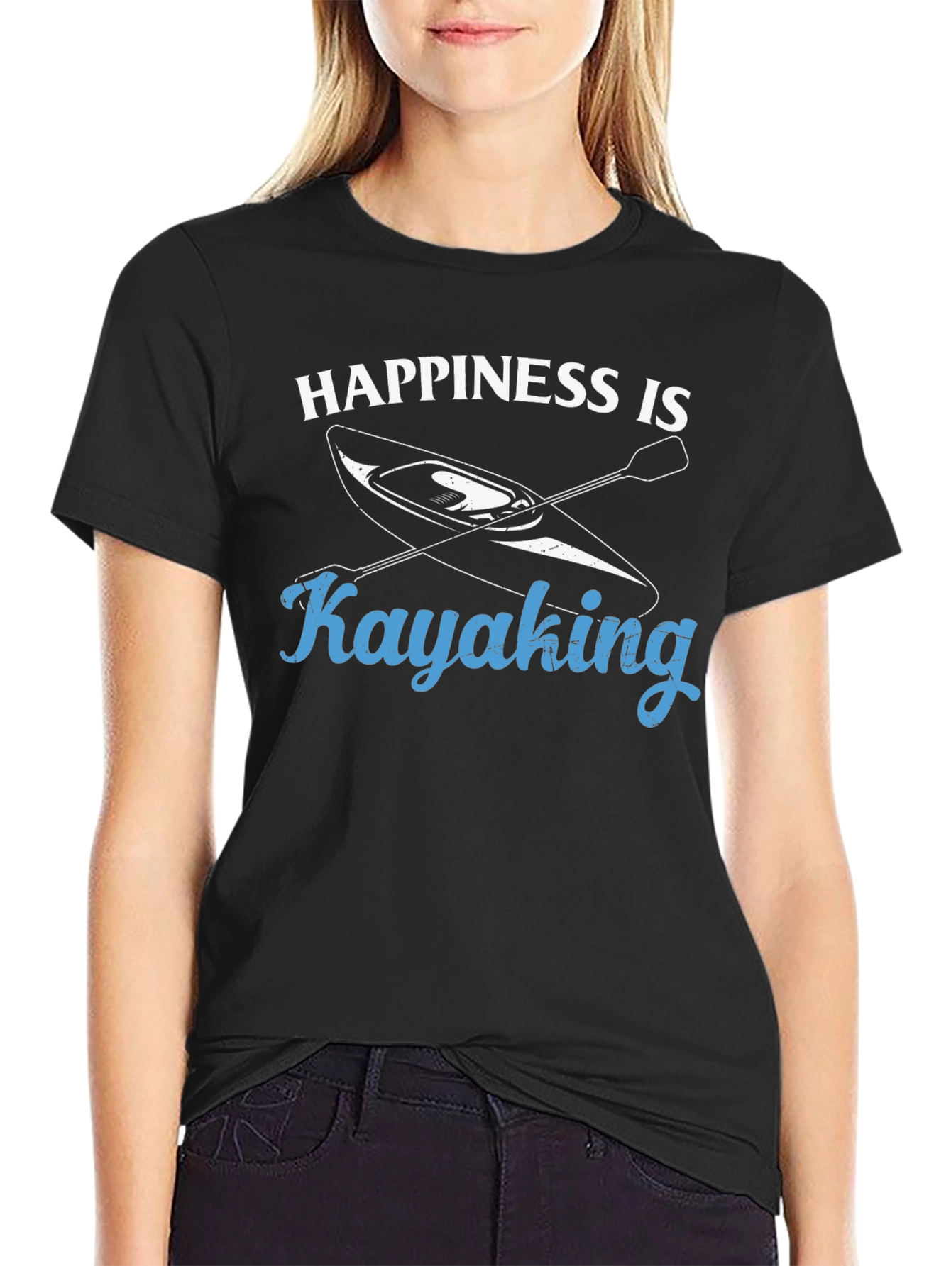 Happiness is Kayaking Graphic Tee