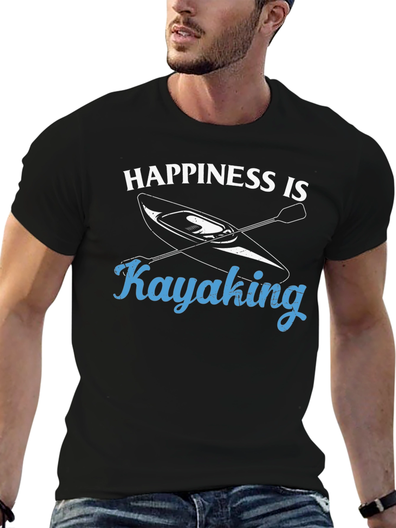 Happiness is Kayaking Graphic Tee