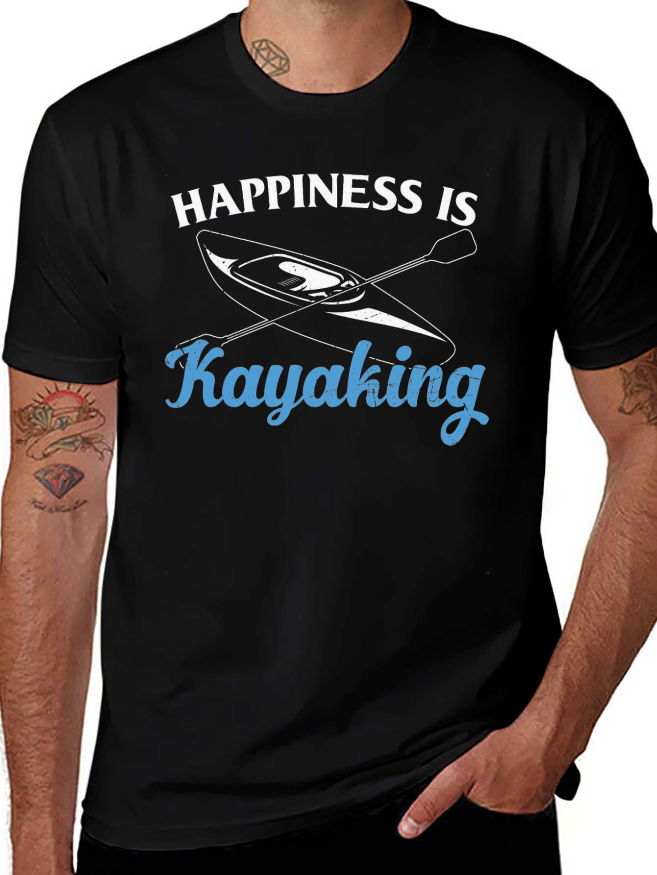 Happiness is Kayaking Graphic Tee