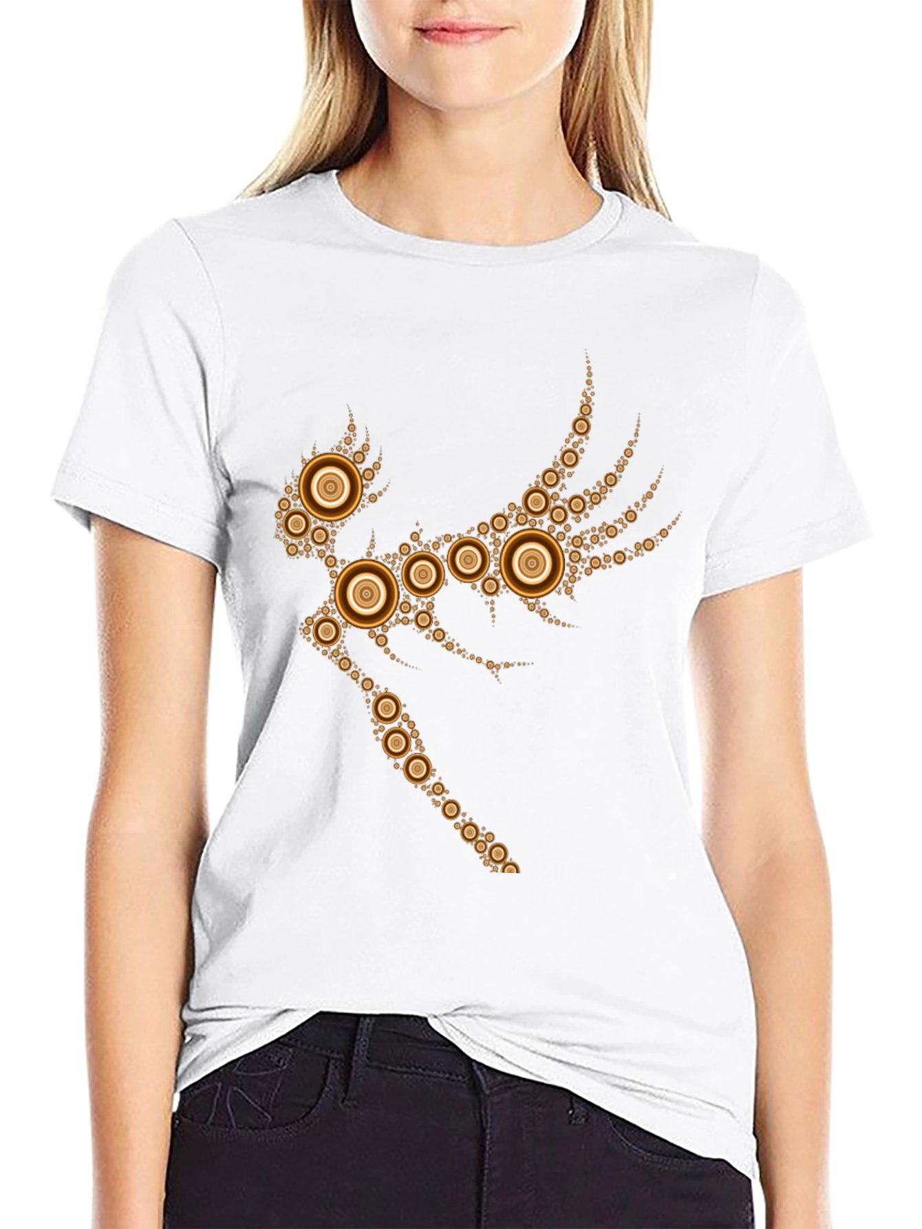 Abstract Phoenix Graphic Tee
