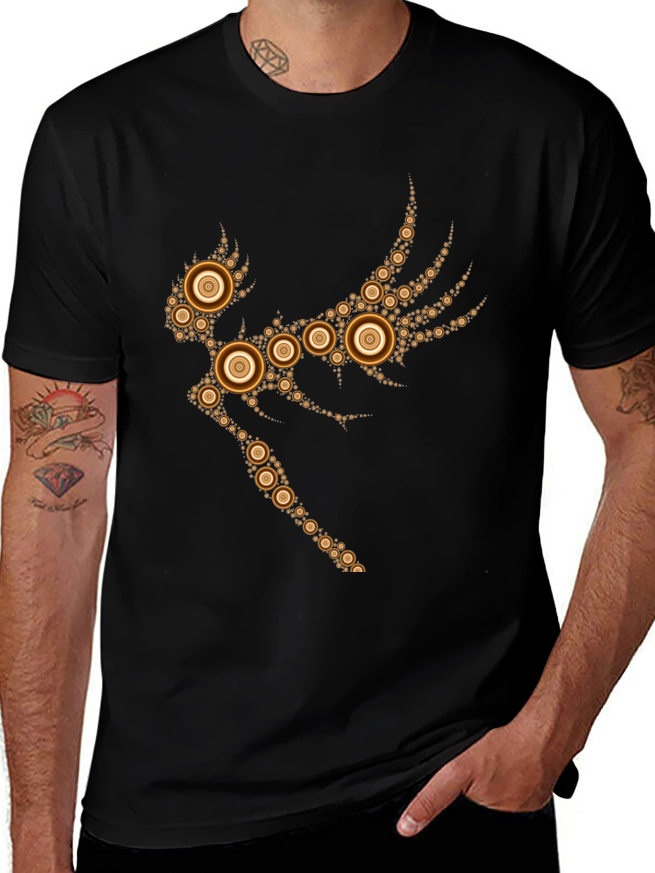 Abstract Phoenix Graphic Tee