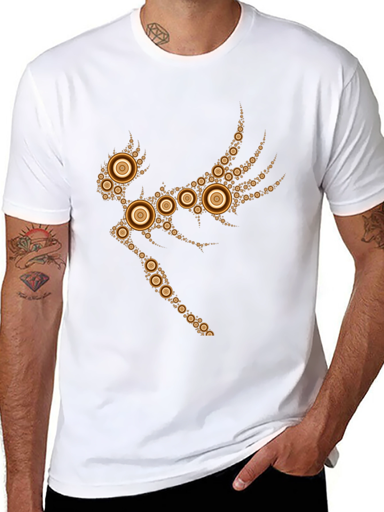 Abstract Phoenix Graphic Tee
