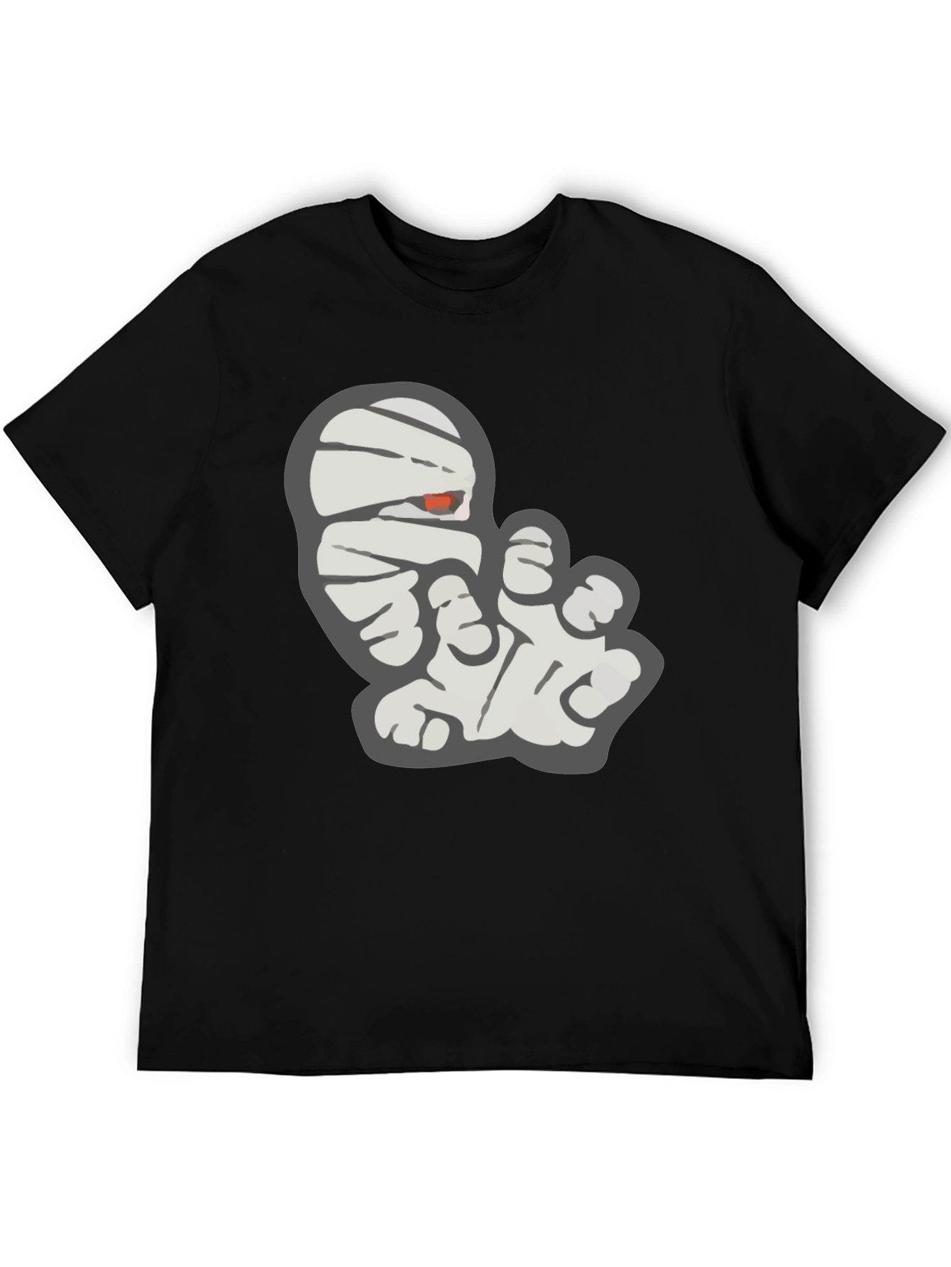 Mummy Graphic Tee - Halloween Novelty Shirt