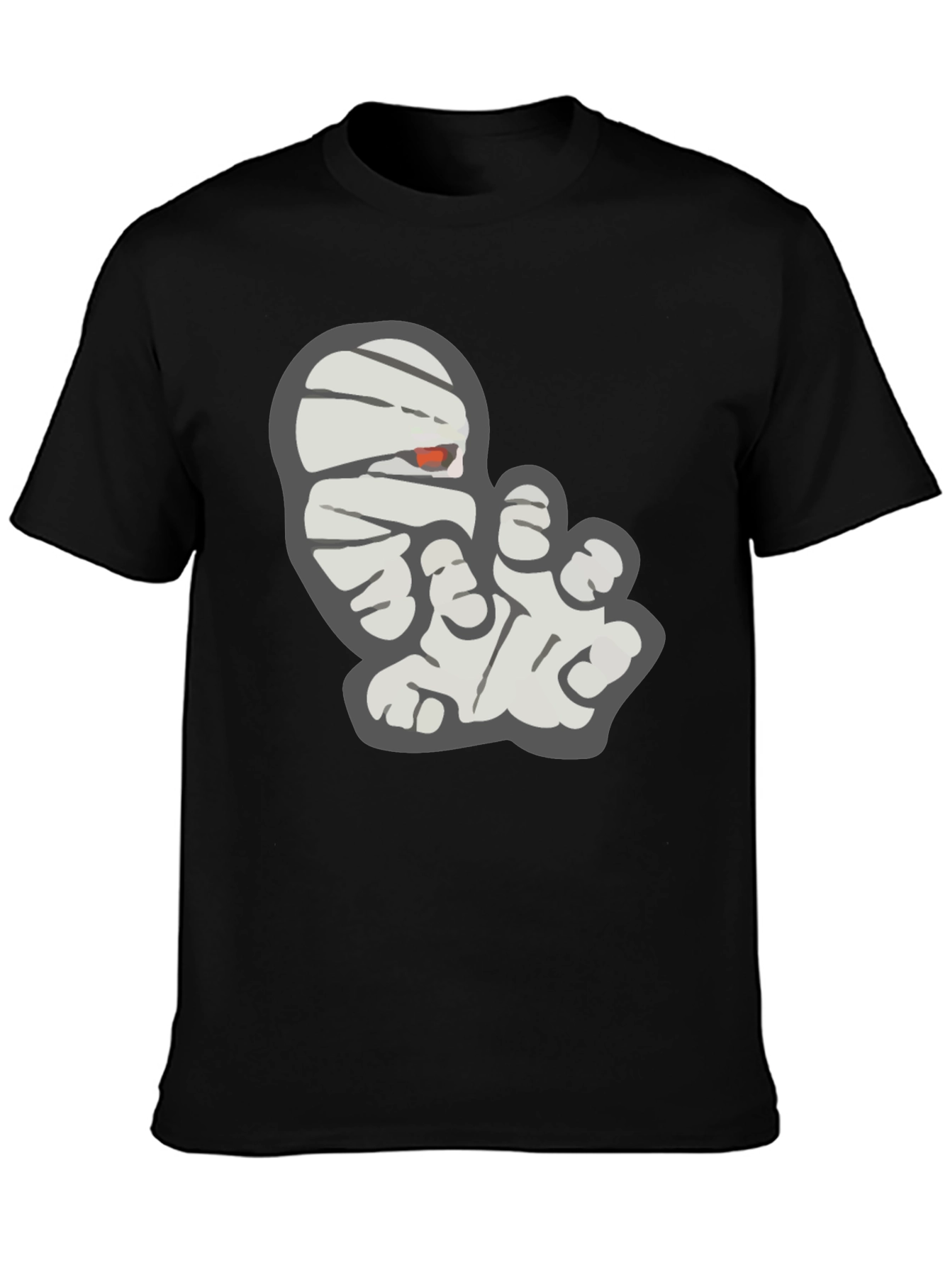 Mummy Graphic Tee - Halloween Novelty Shirt