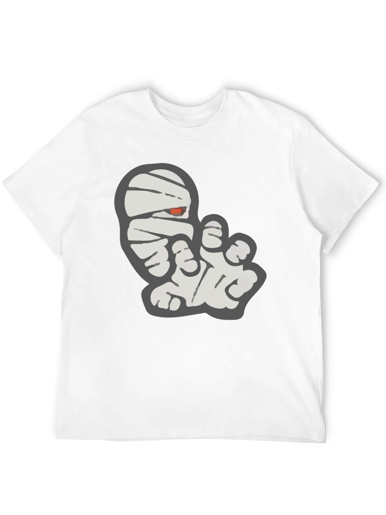 Mummy Graphic Tee - Halloween Novelty Shirt