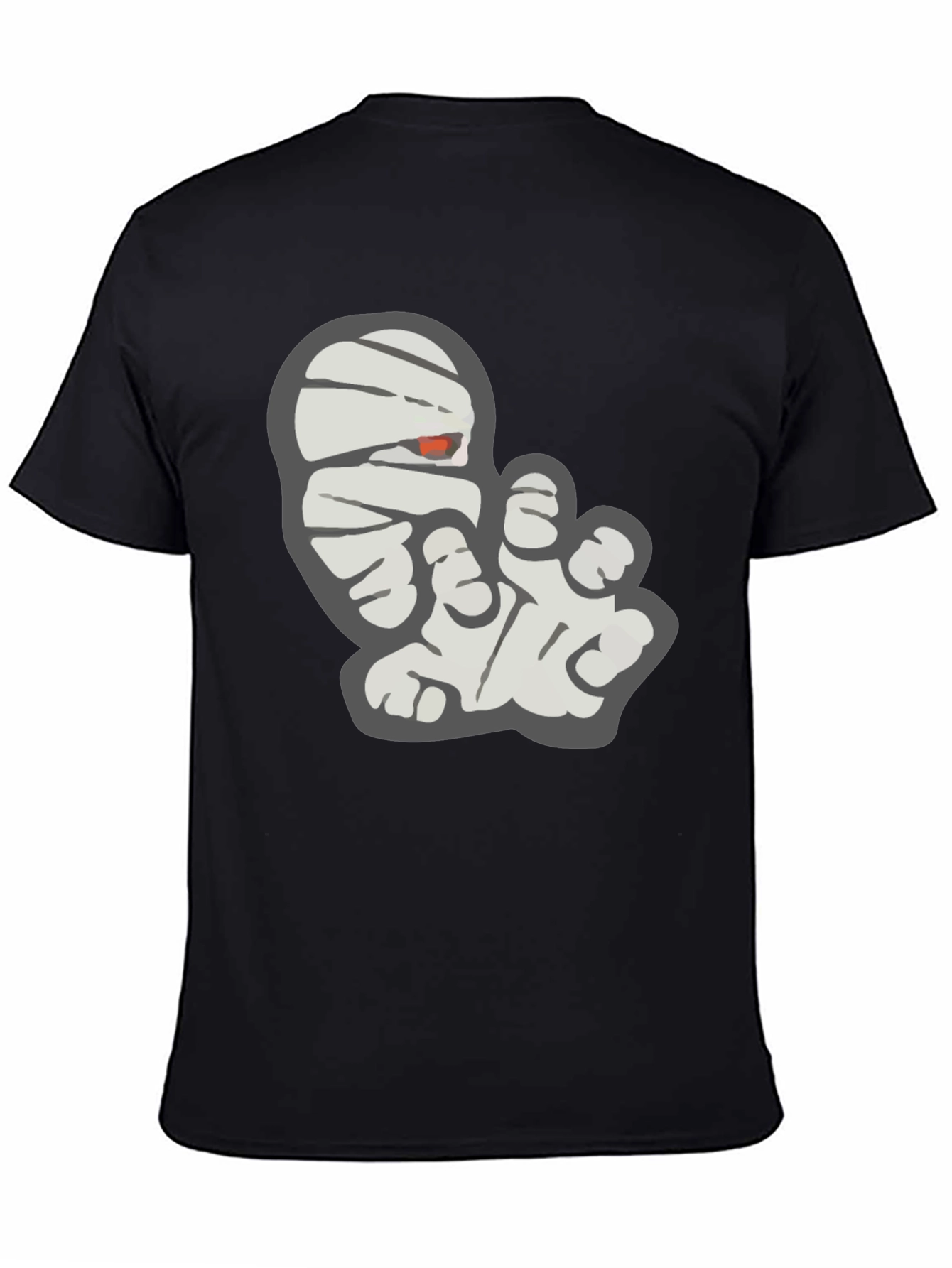Mummy Graphic Tee - Halloween Novelty Shirt