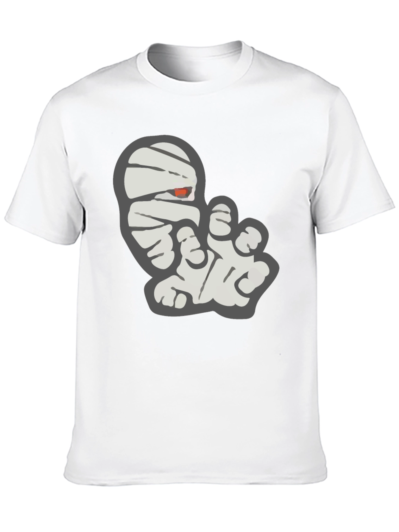 Mummy Graphic Tee - Halloween Novelty Shirt