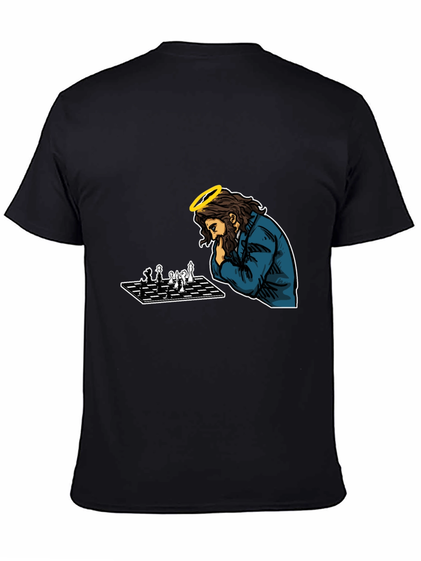 Jesus Chess T-Shirt - The Divine Strategist Tee