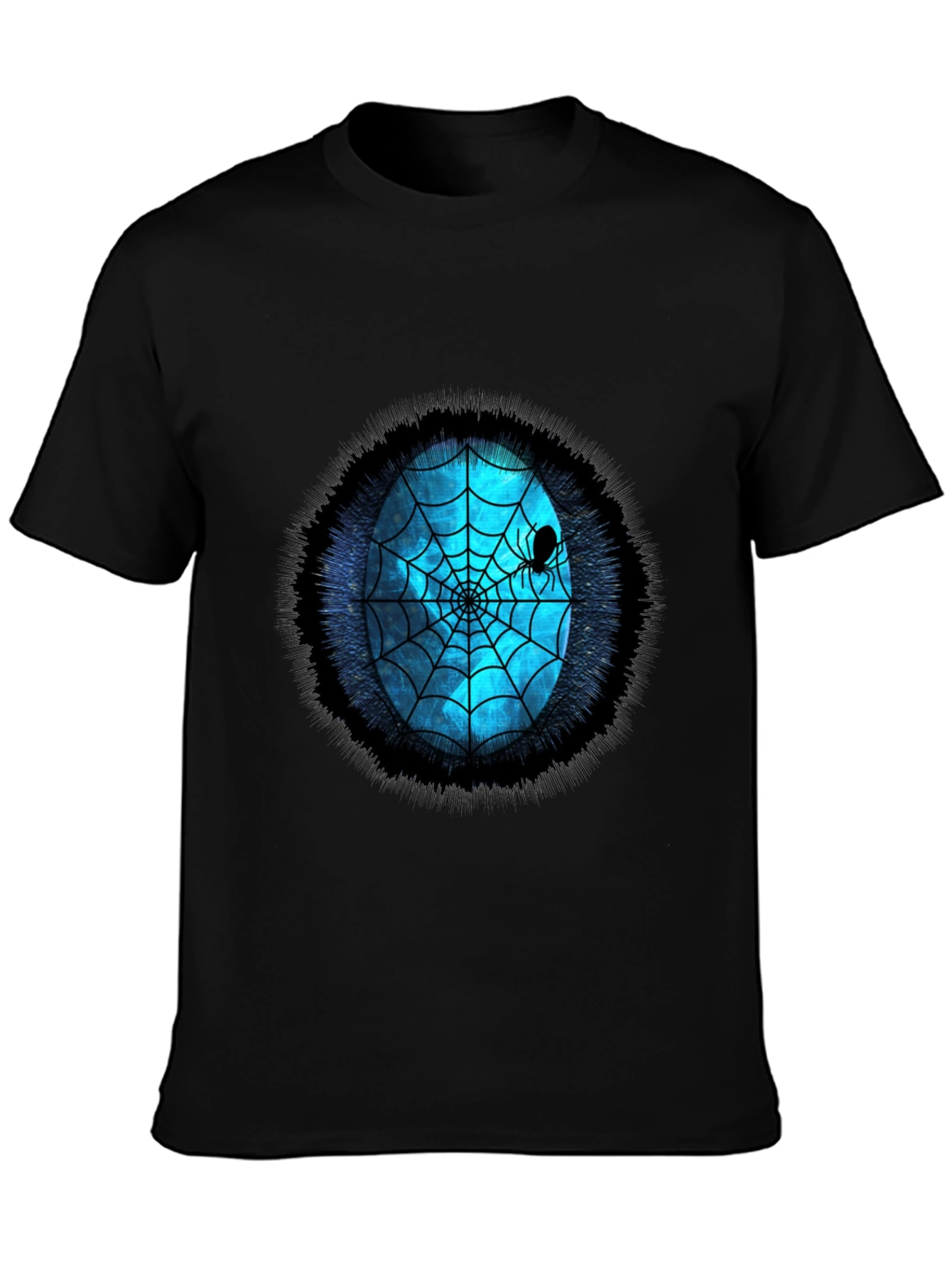 Spider Web Graphic Tee - Halloween Ready