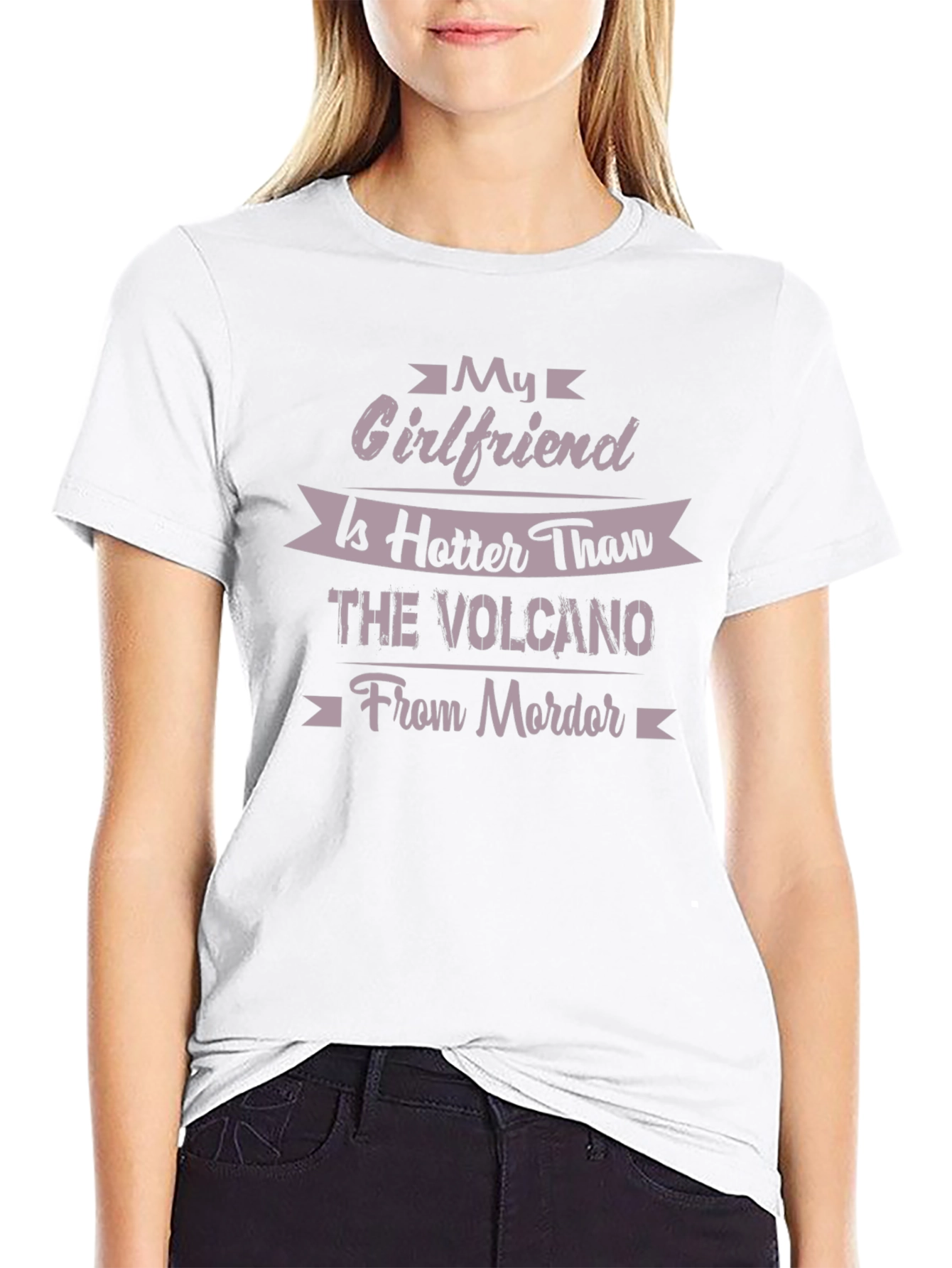 Hot Girlfriend T-Shirt - Volcano from Mordor
