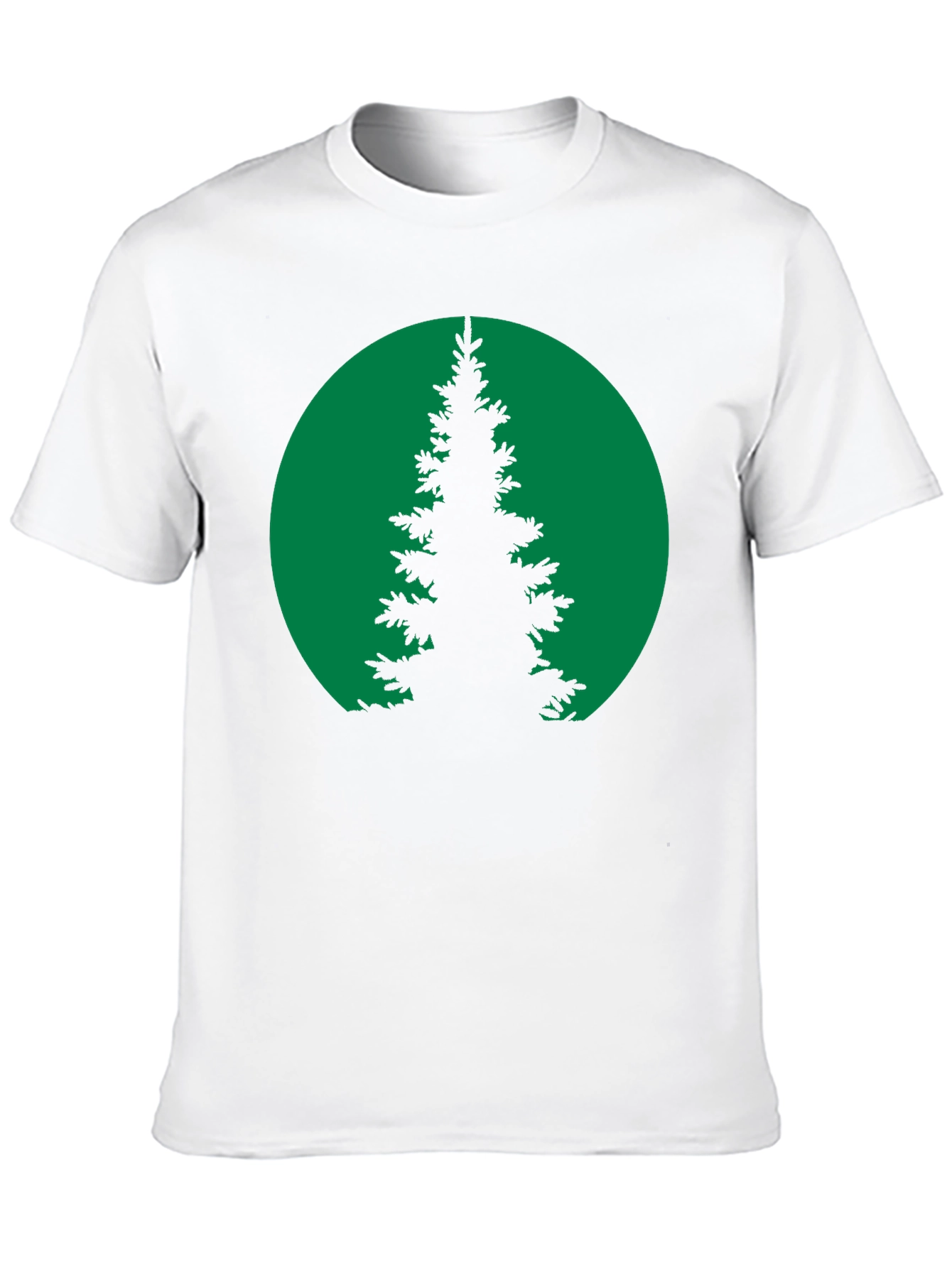 Nature Silhouette T-Shirt - Green Tree