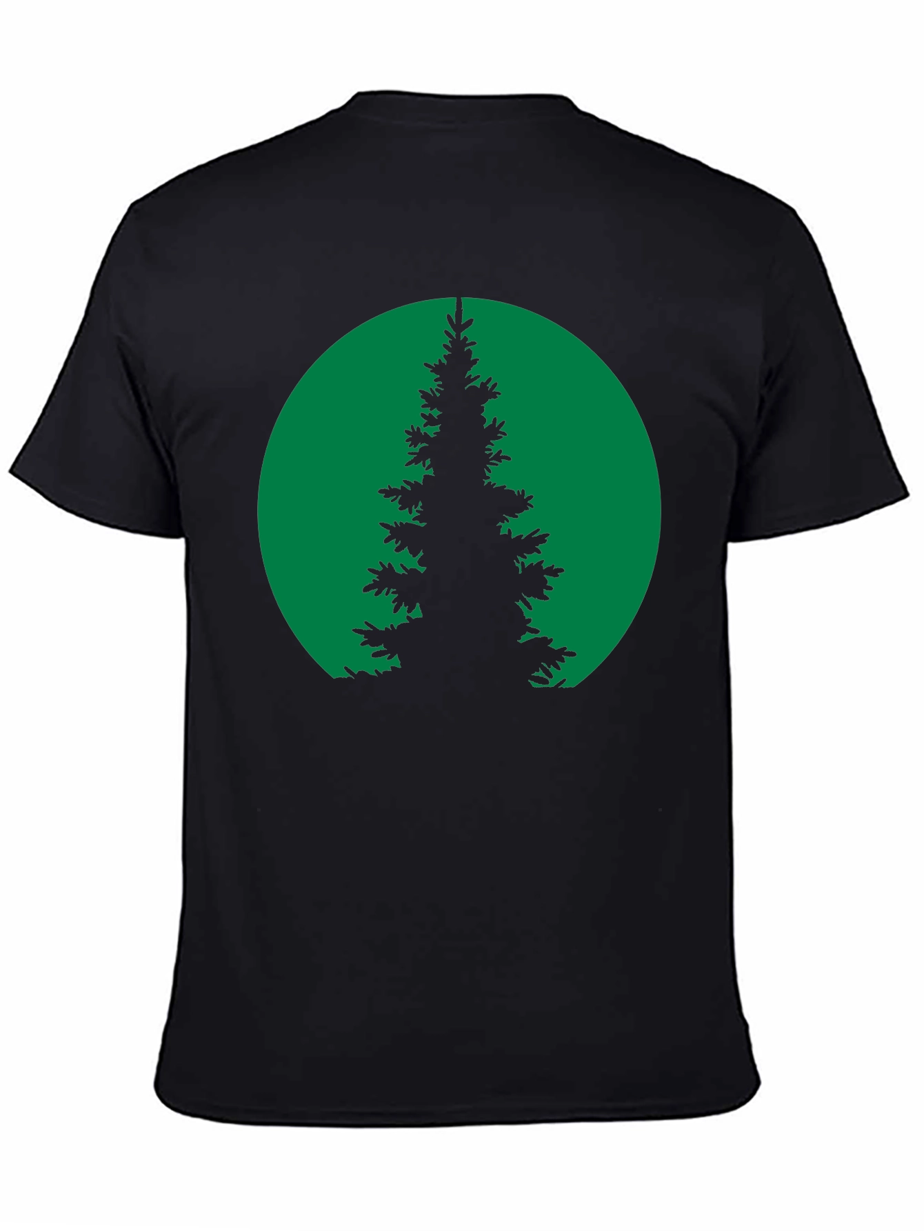 Nature Silhouette T-Shirt - Green Tree