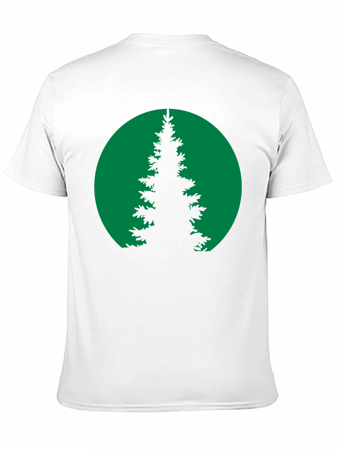 Nature Silhouette T-Shirt - Green Tree