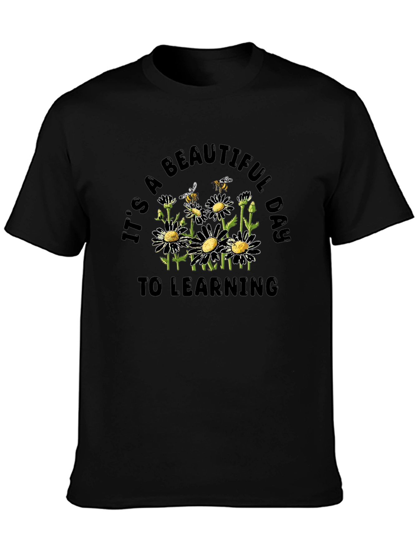 Beautiful Day to Learning Daisy Graphic T-Shirt
