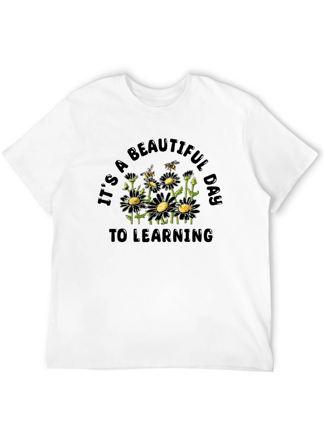 Beautiful Day to Learning Daisy Graphic T-Shirt