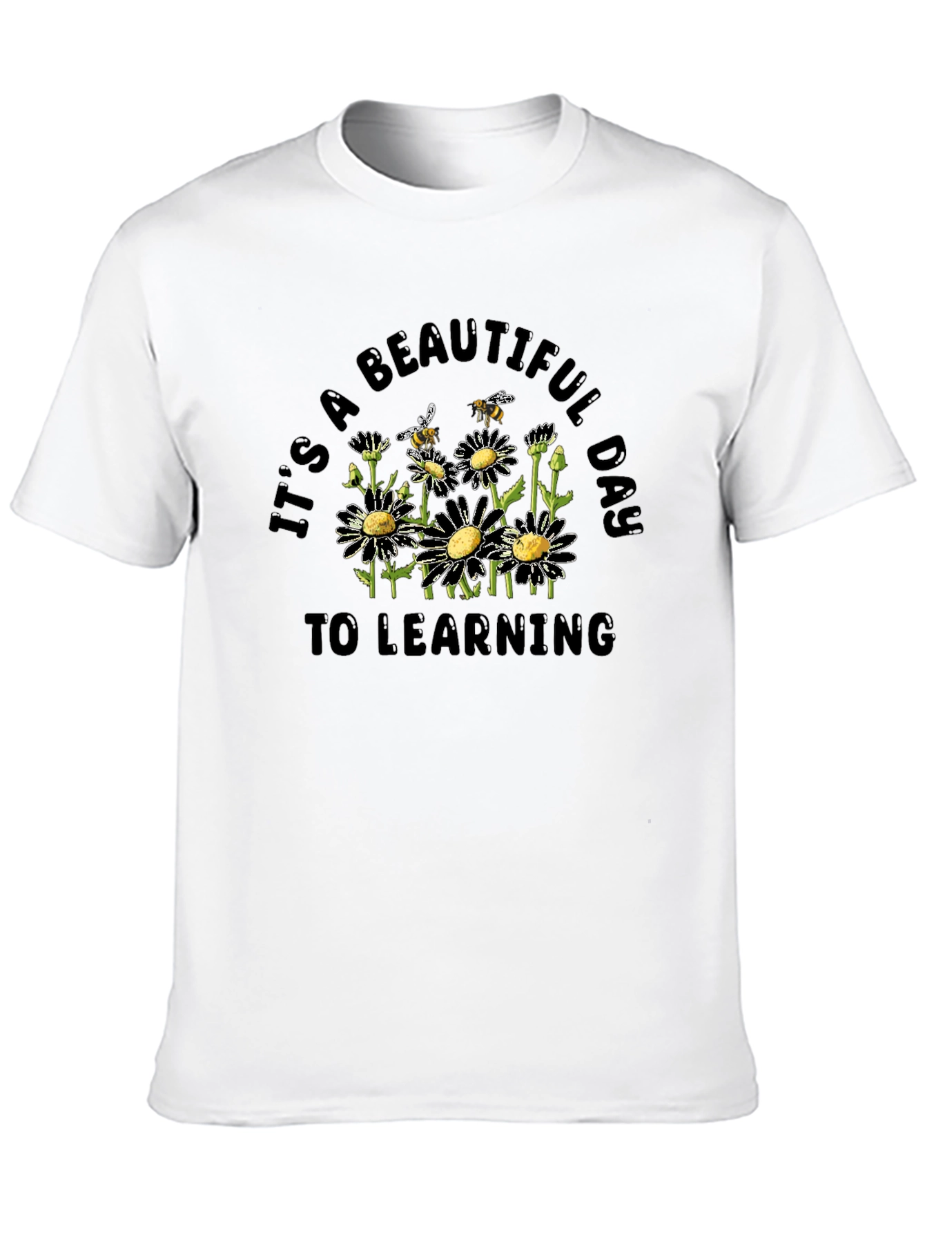 Beautiful Day to Learning Daisy Graphic T-Shirt