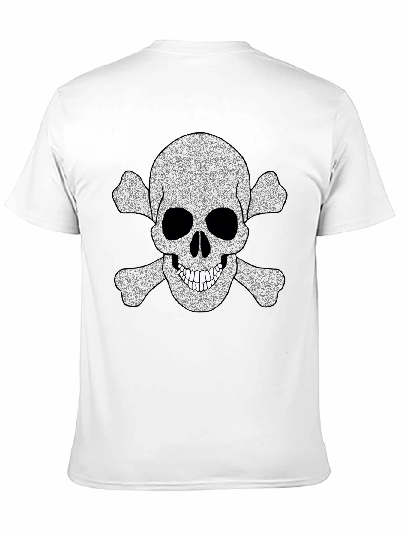 Skull & Crossbones Graphic Tee - Black