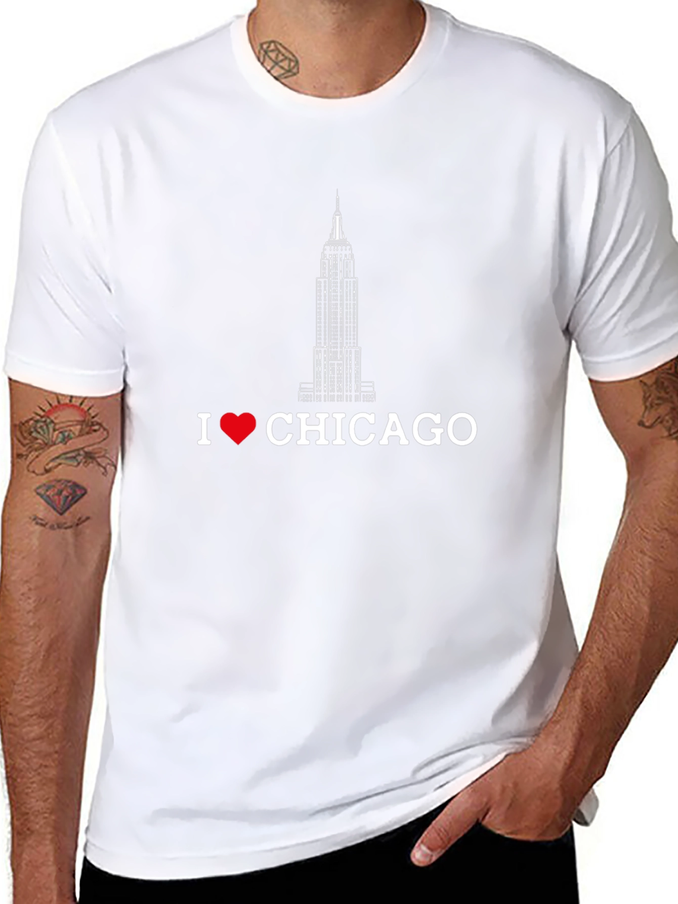 I Love Chicago Tee - City Pride Shirt