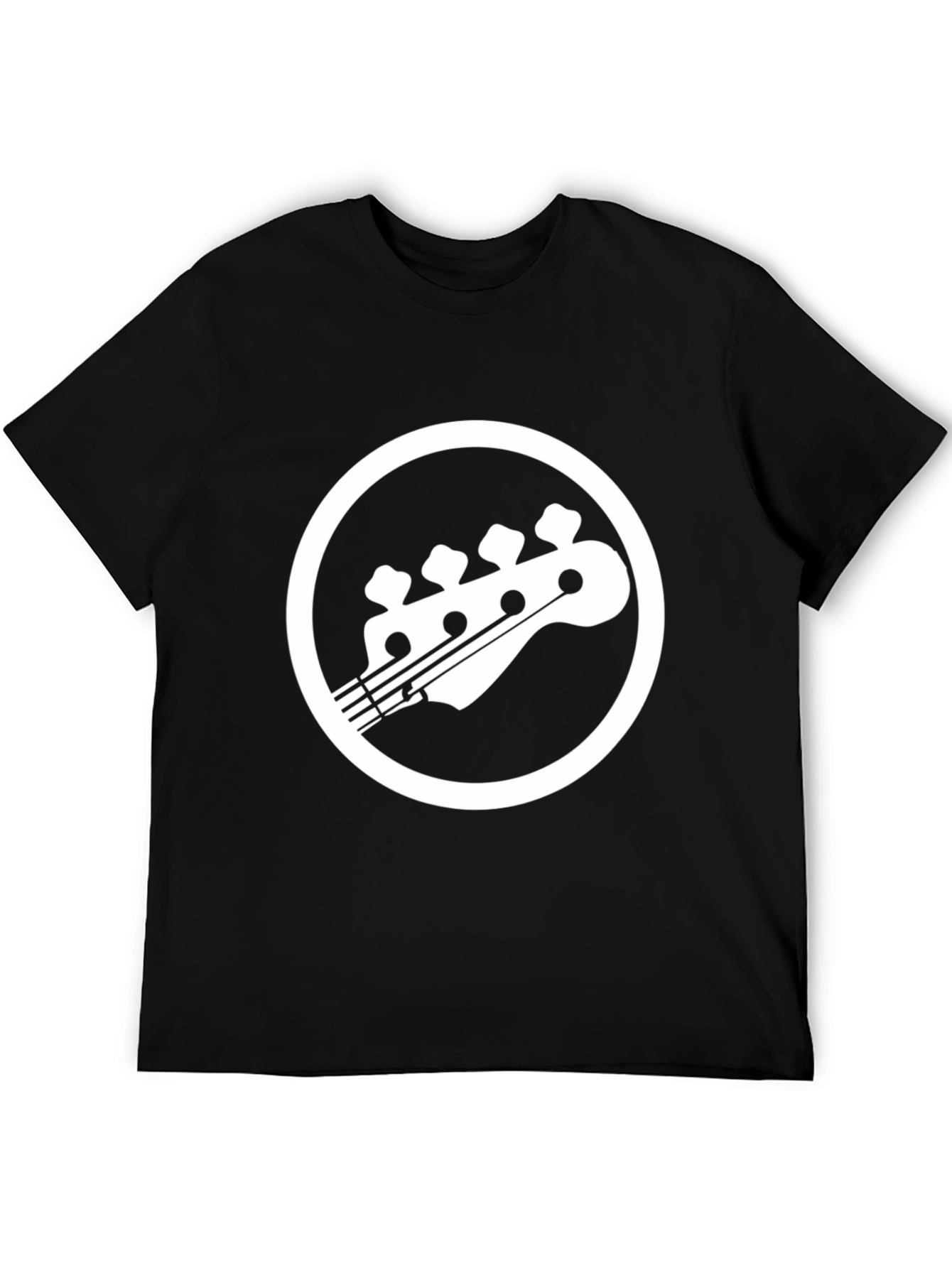 Bass Guitar Headstock Graphic T-Shirt