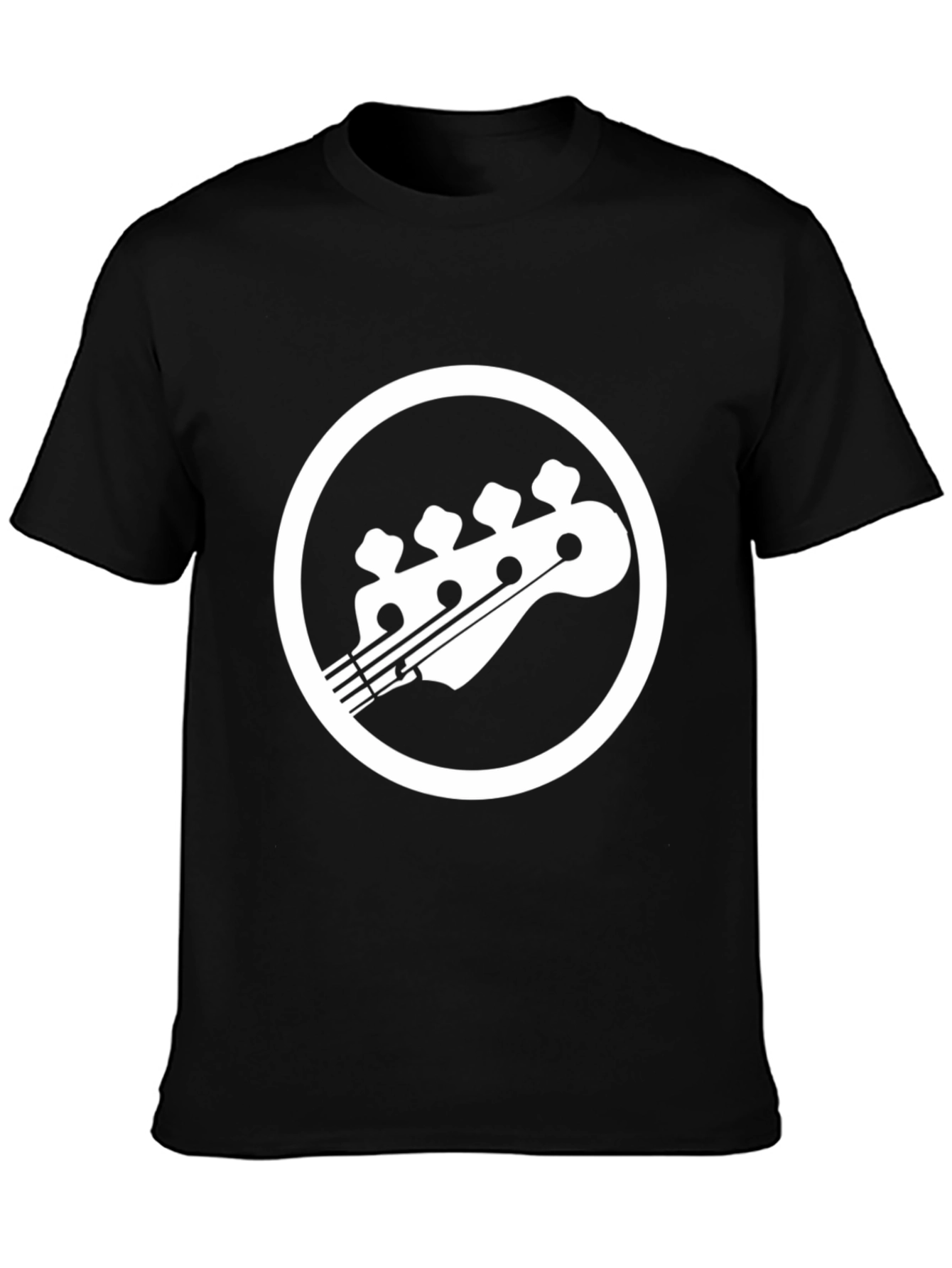 Bass Guitar Headstock Graphic T-Shirt