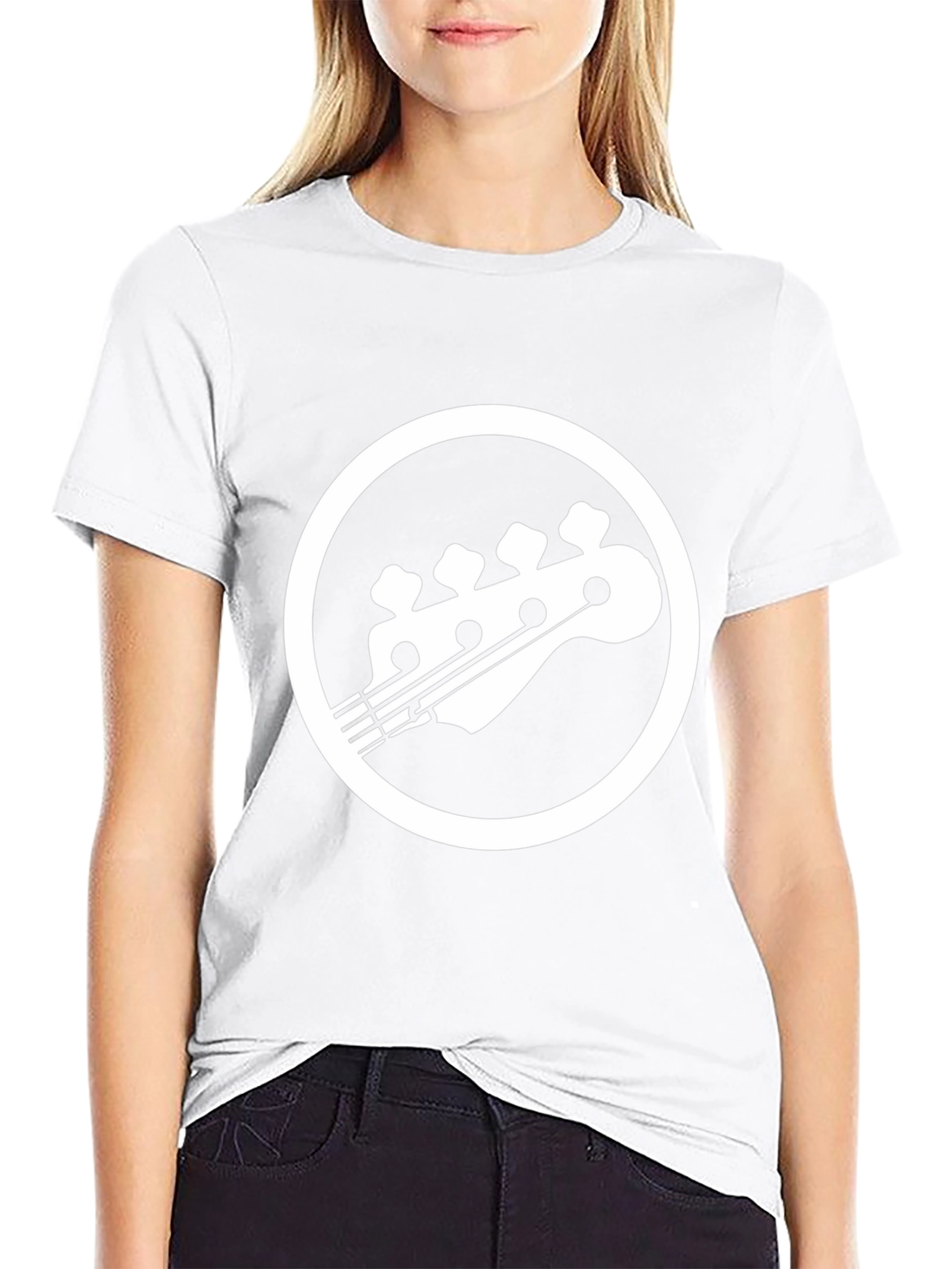 Bass Guitar Headstock Graphic T-Shirt