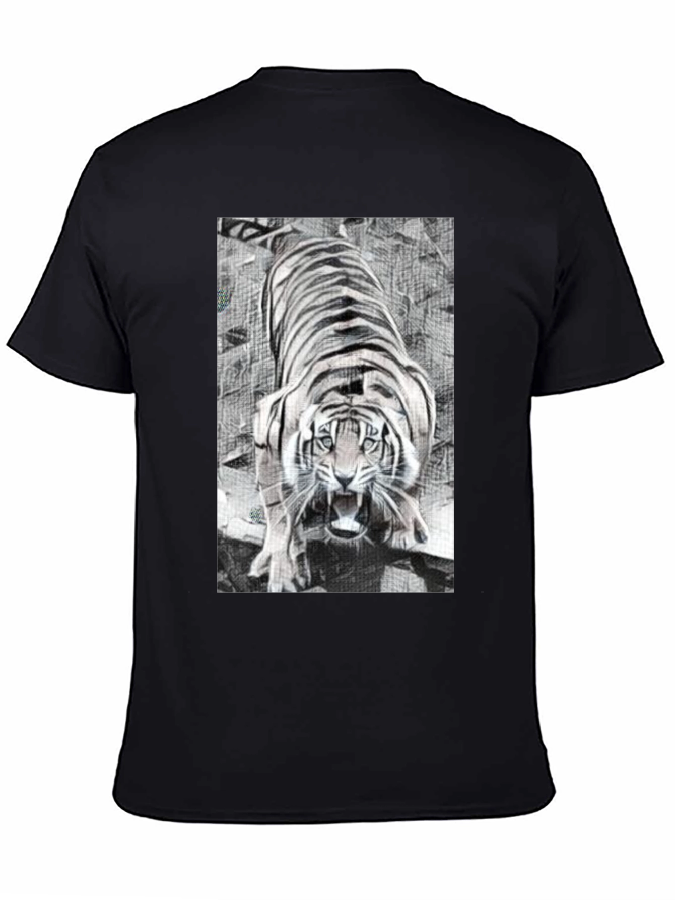 Tiger Graphic Print T-Shirt