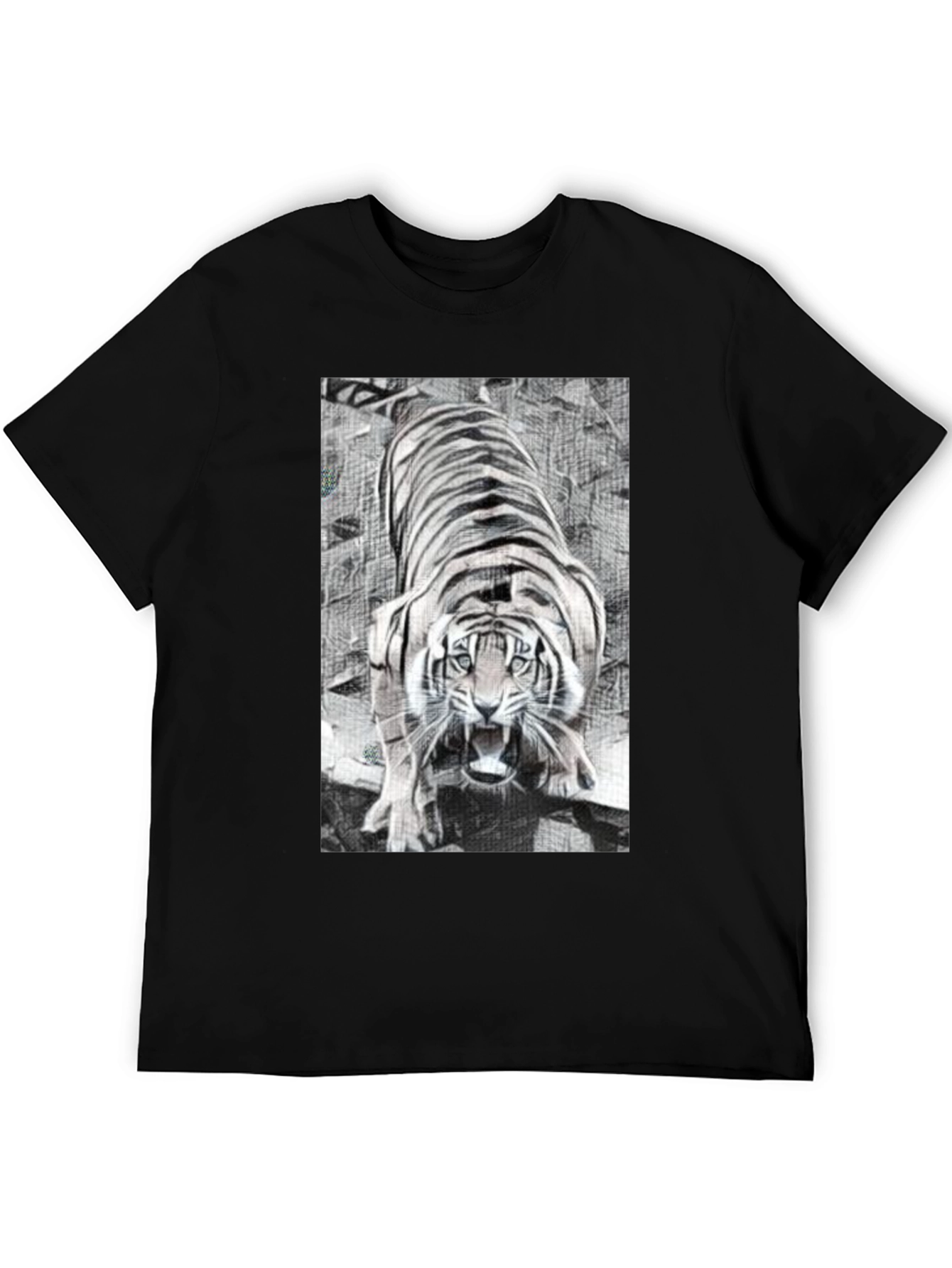 Tiger Graphic Print T-Shirt