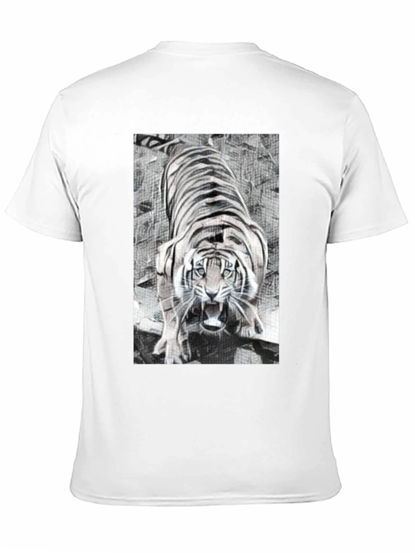 Tiger Graphic Print T-Shirt