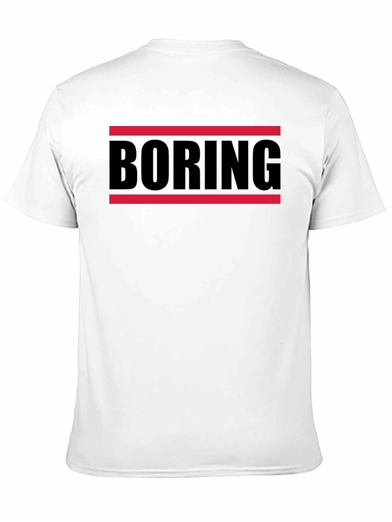 Boring Graphic T-Shirt - Mens Black Tee