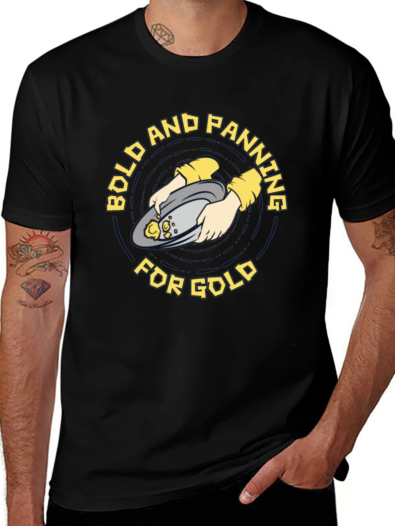 Bold & Panning for Gold Tee