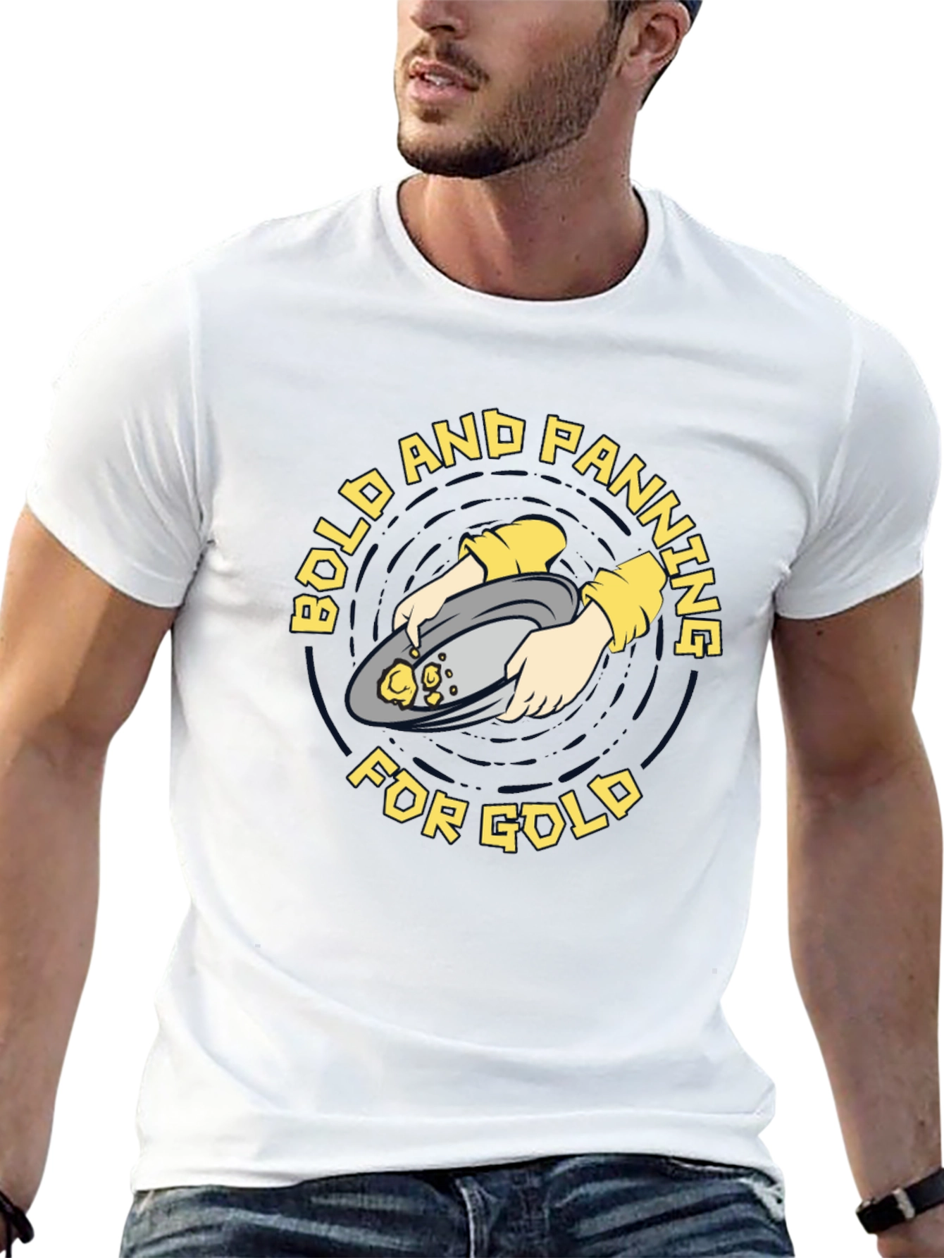 Bold & Panning for Gold Tee
