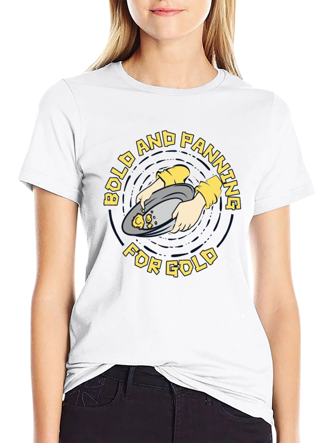 Bold & Panning for Gold Tee