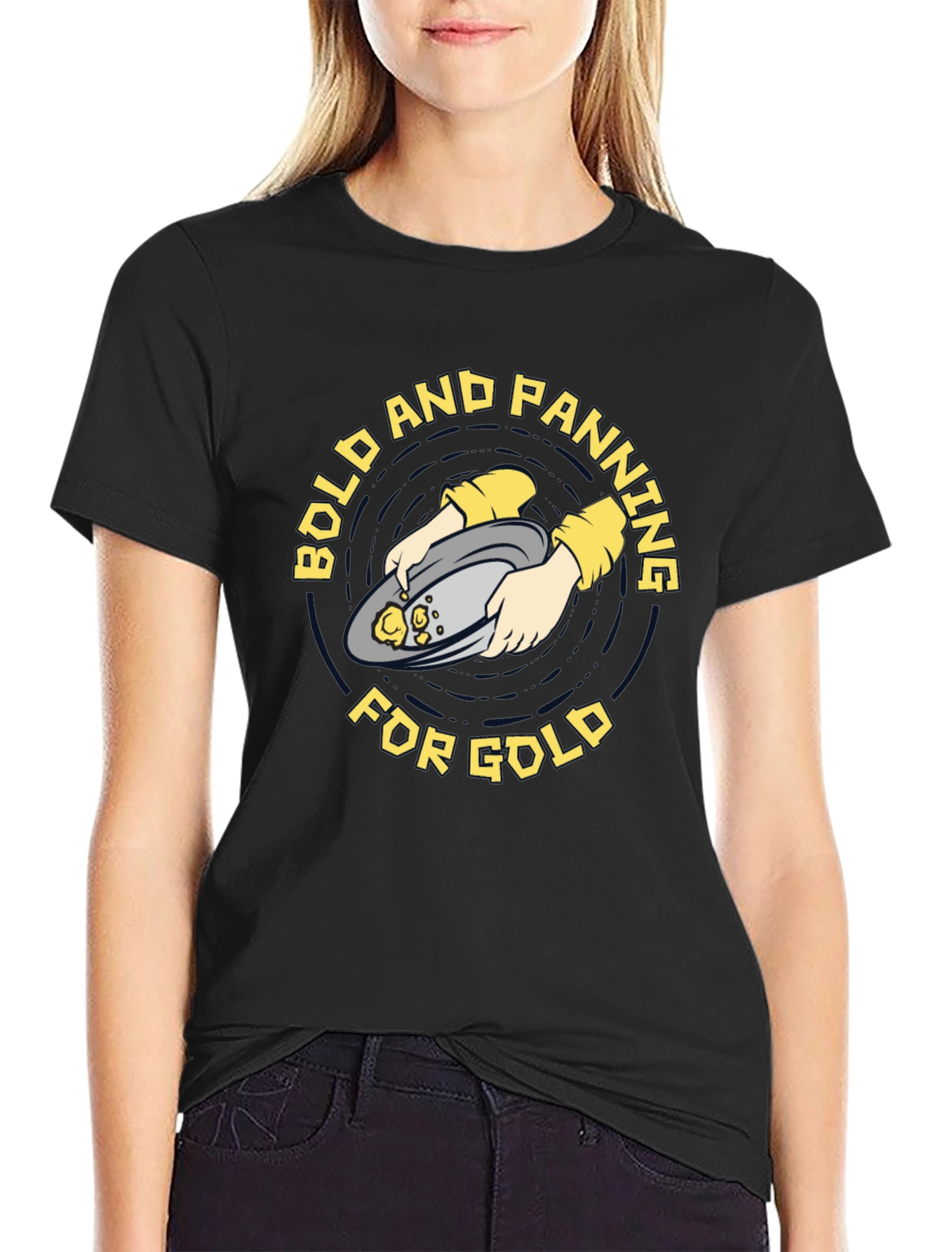 Bold & Panning for Gold Tee