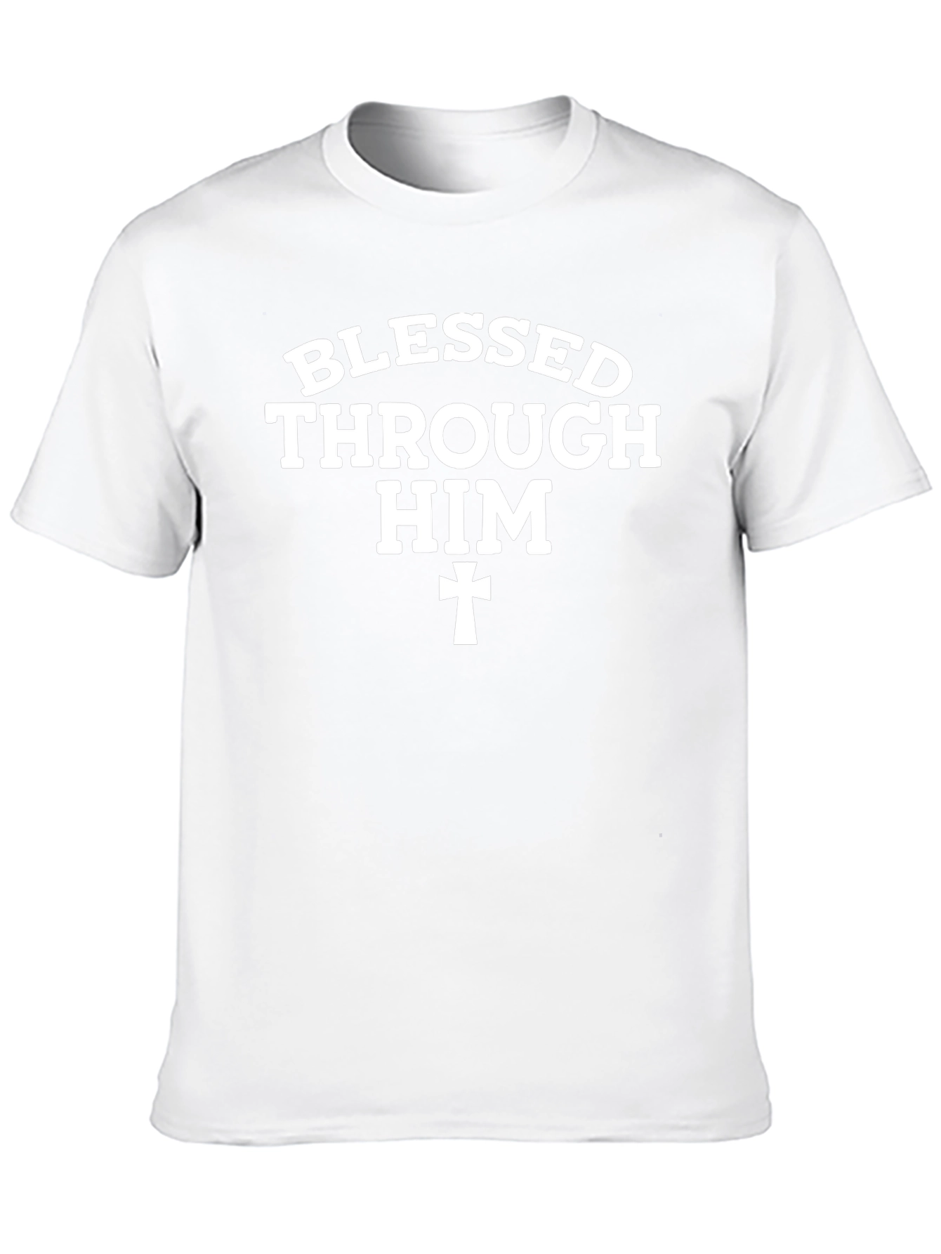 Blessed Through Him Christian T-Shirt