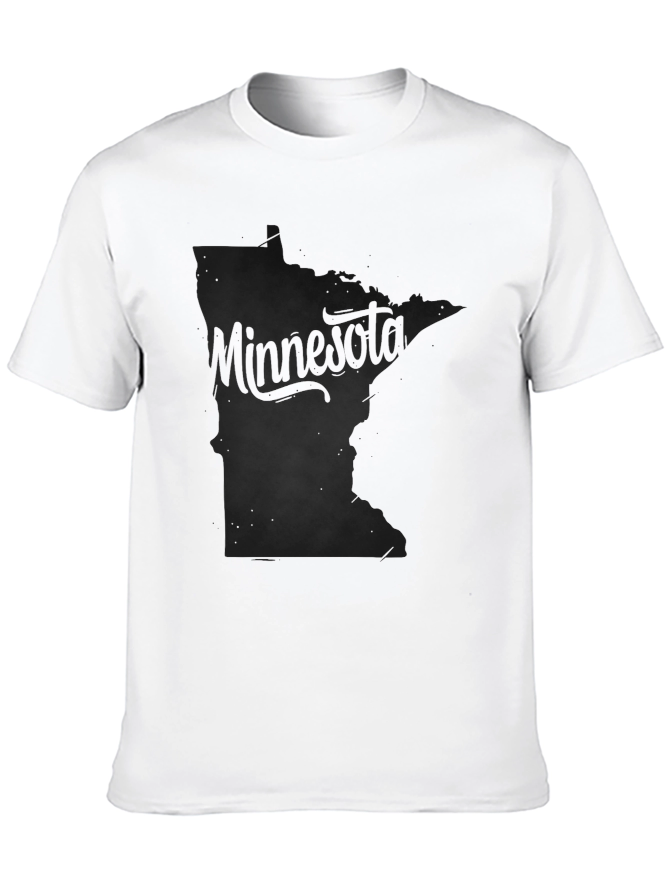 Minnesota State Outline Graphic T-Shirt