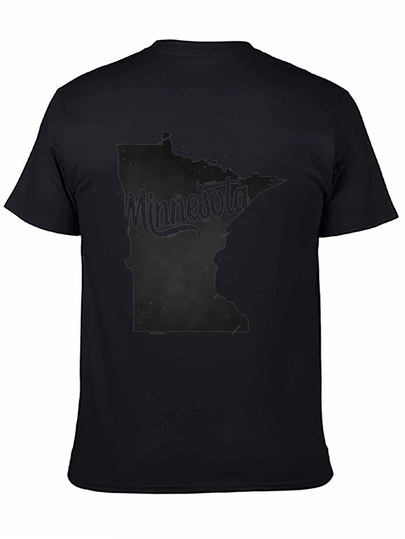 Minnesota State Outline Graphic T-Shirt