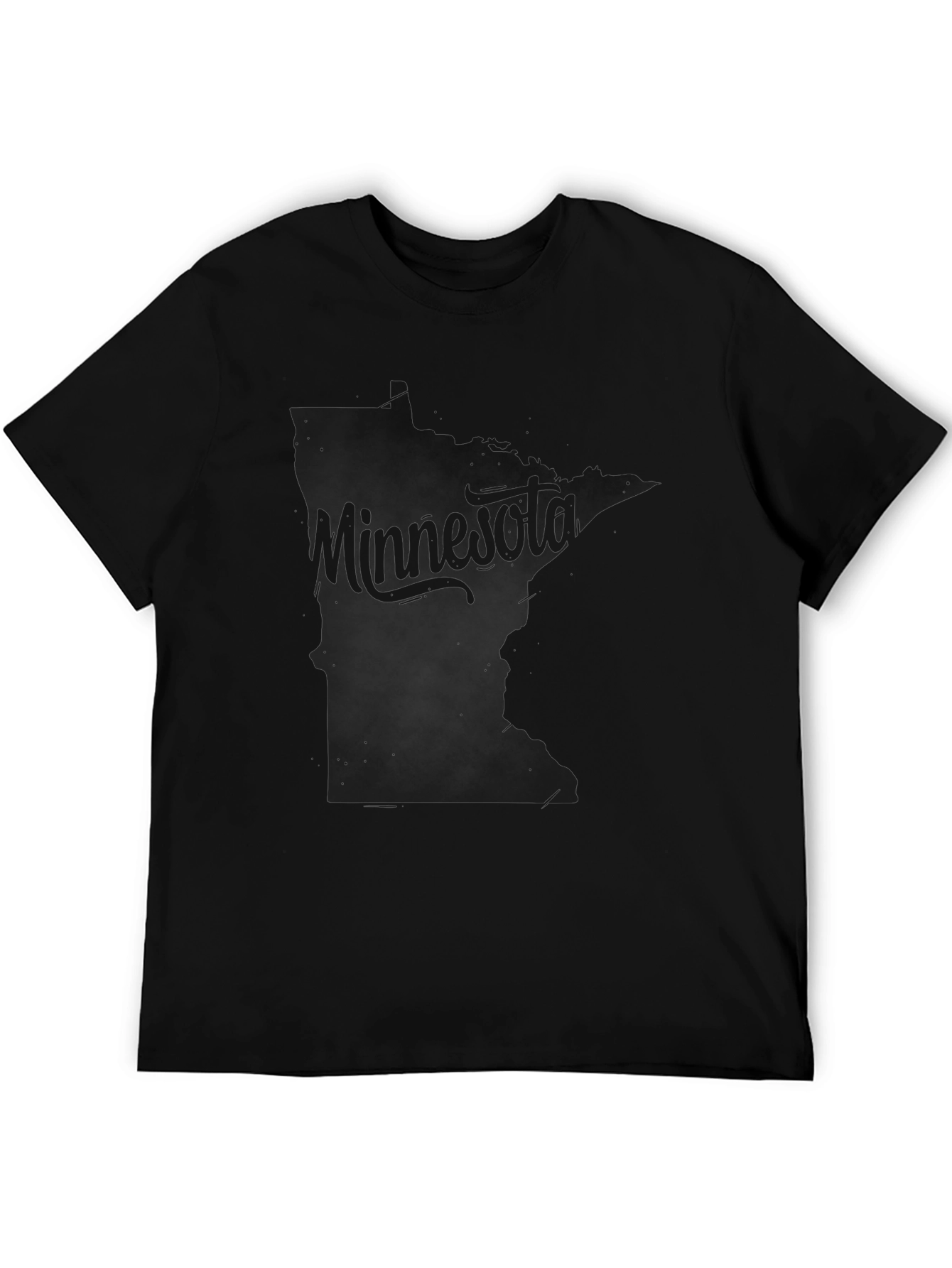Minnesota State Outline Graphic T-Shirt