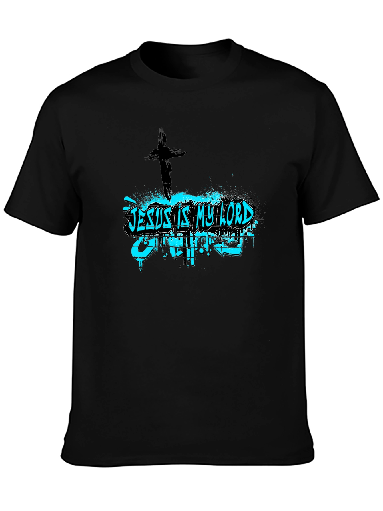 Jesus Is My Lord Black Tee Shirt