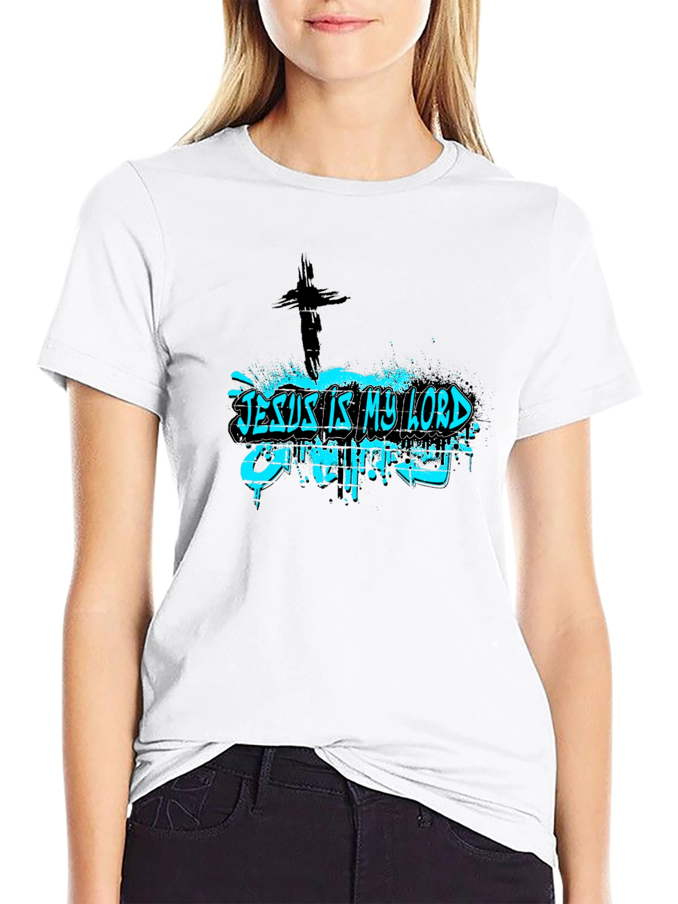 Jesus Is My Lord Black Tee Shirt