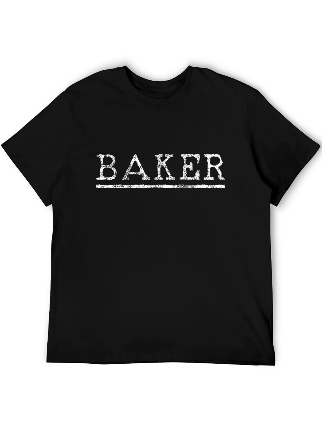 Baker Graphic T-Shirt - Black Cotton Tee