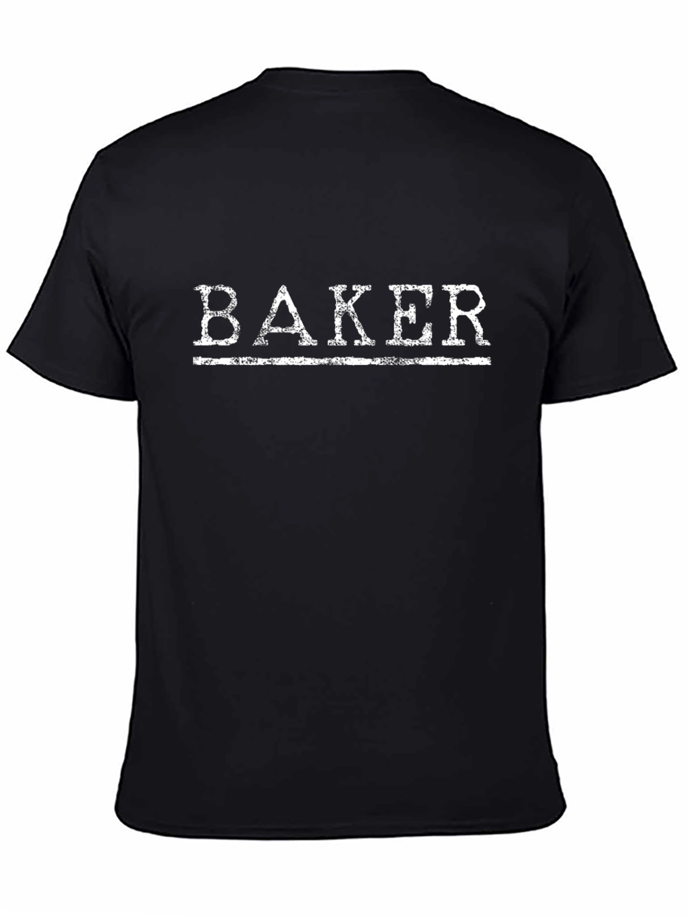 Baker Graphic T-Shirt - Black Cotton Tee