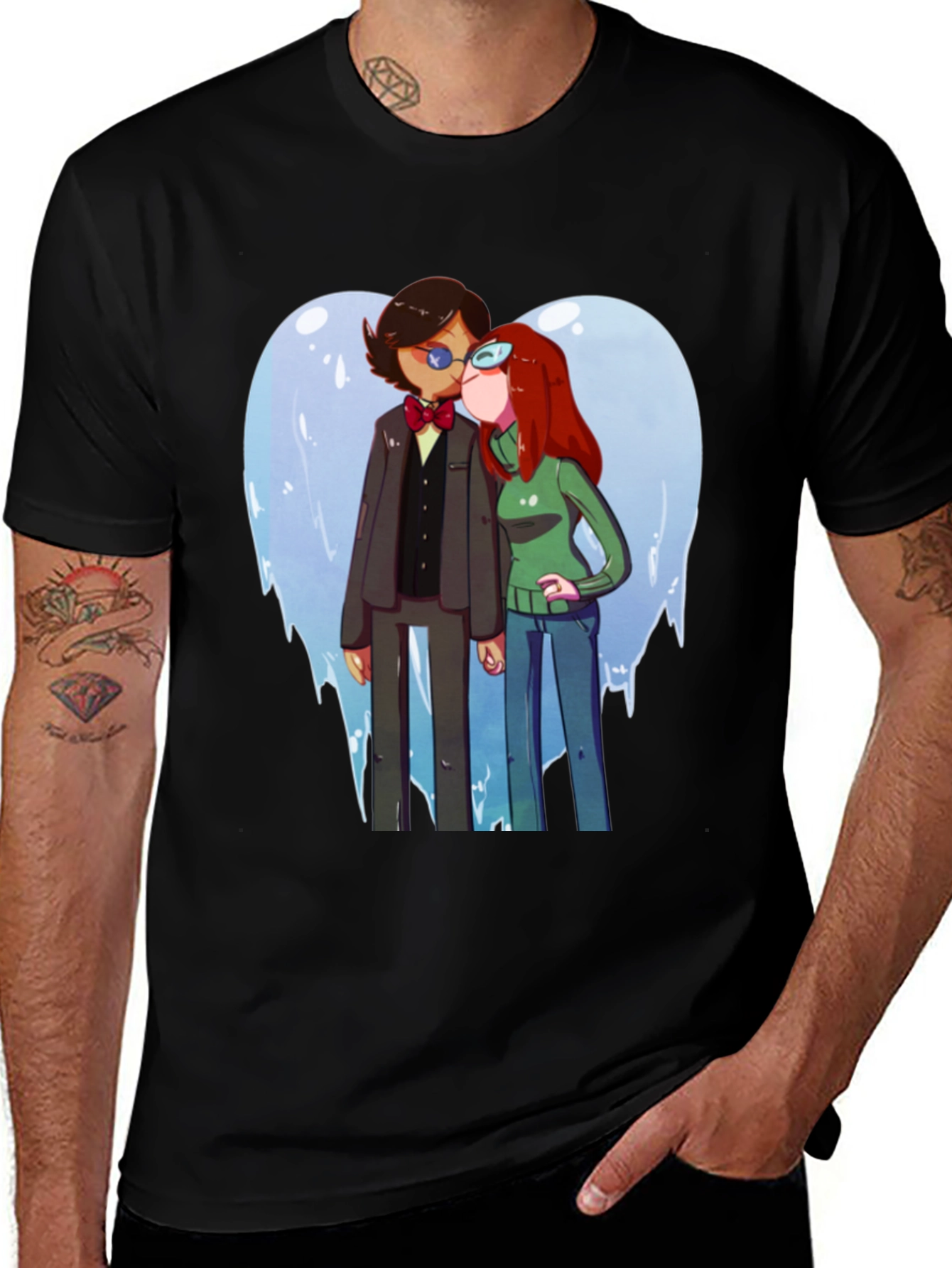 Hearts Embrace Graphic Tee