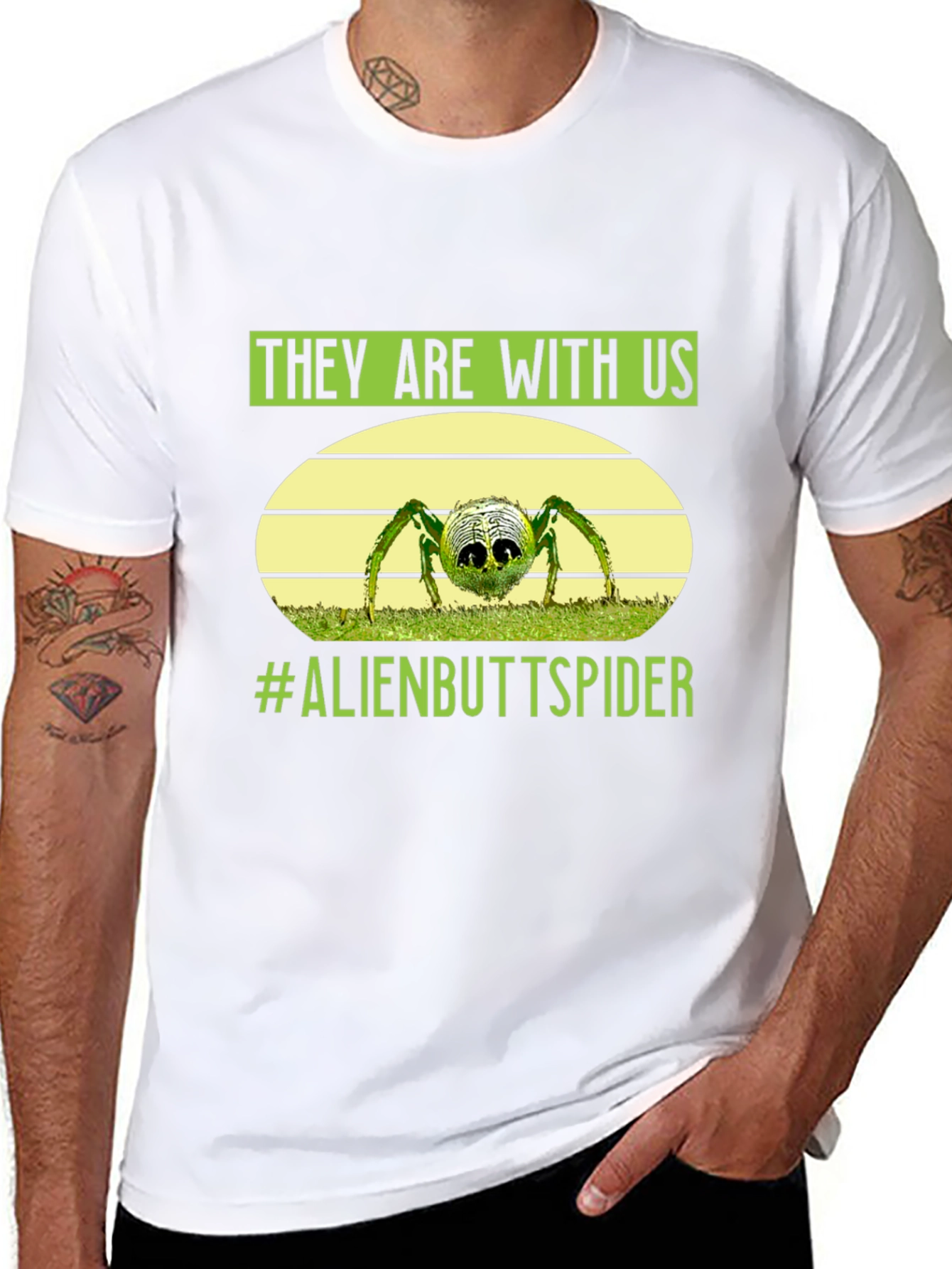 Alien Butt Spider Graphic Tee