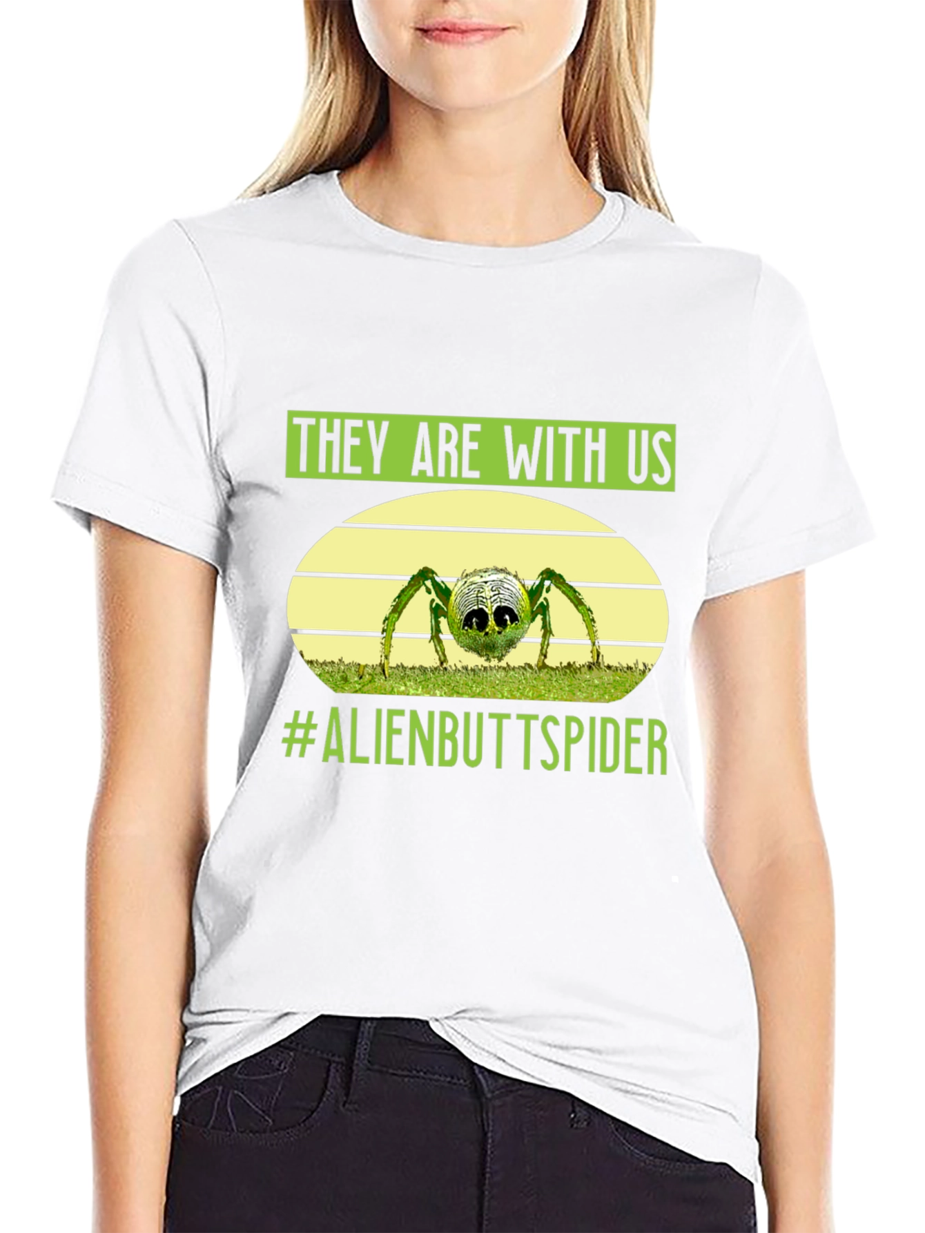 Alien Butt Spider Graphic Tee