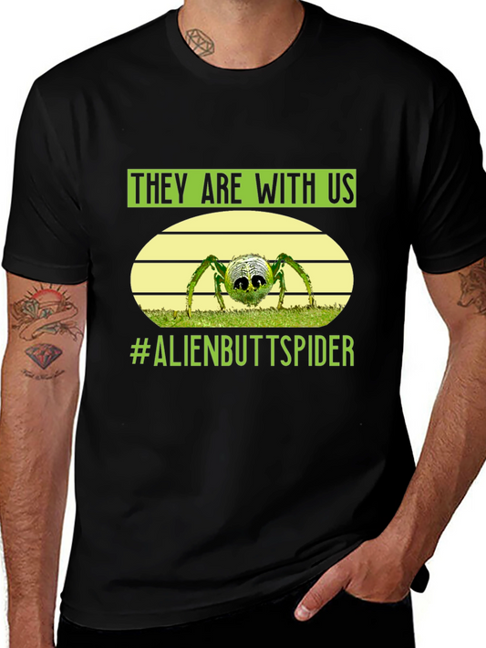Alien Butt Spider Graphic Tee