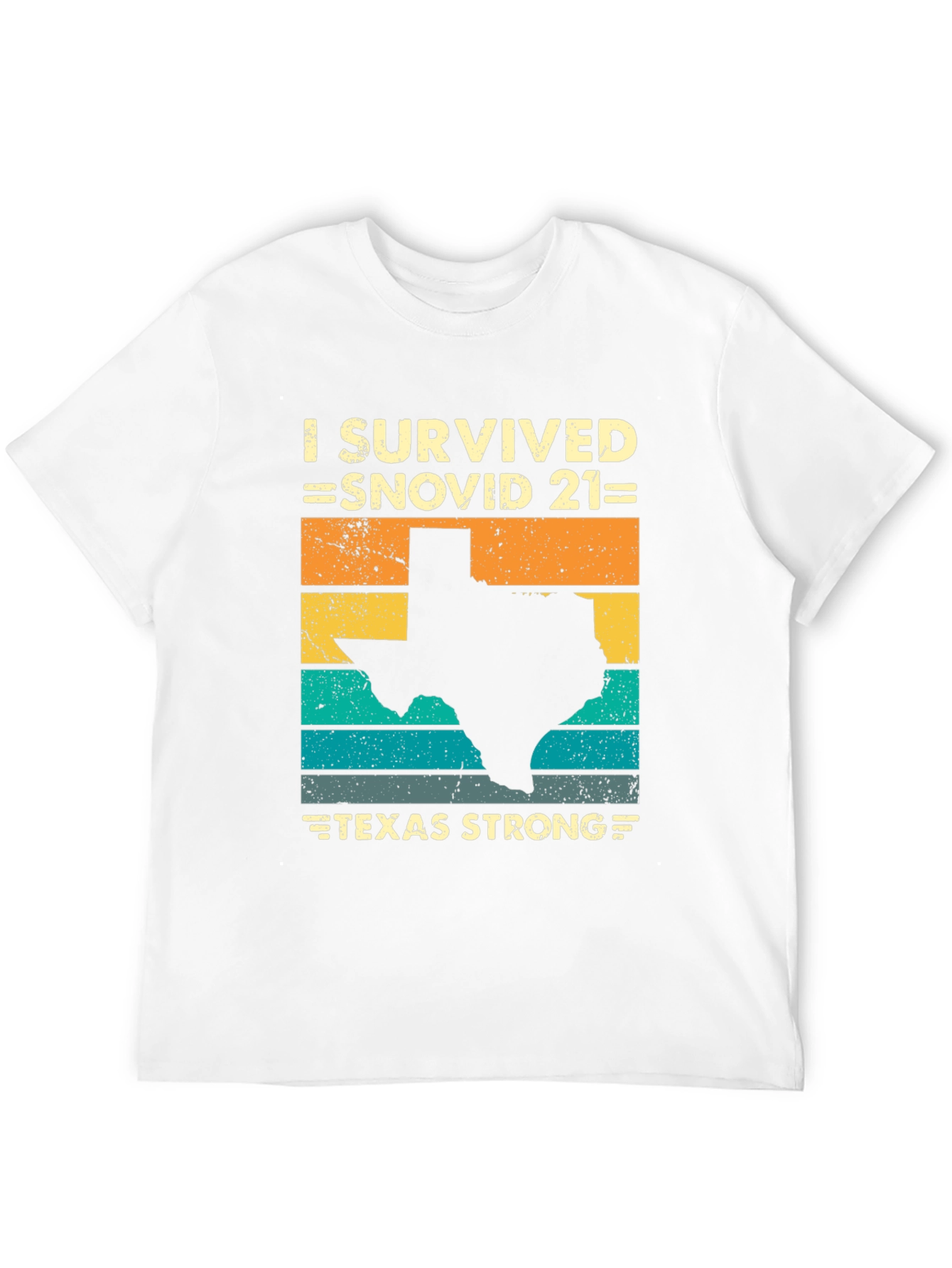 I Survived Snovid 21 Texas Strong T-Shirt