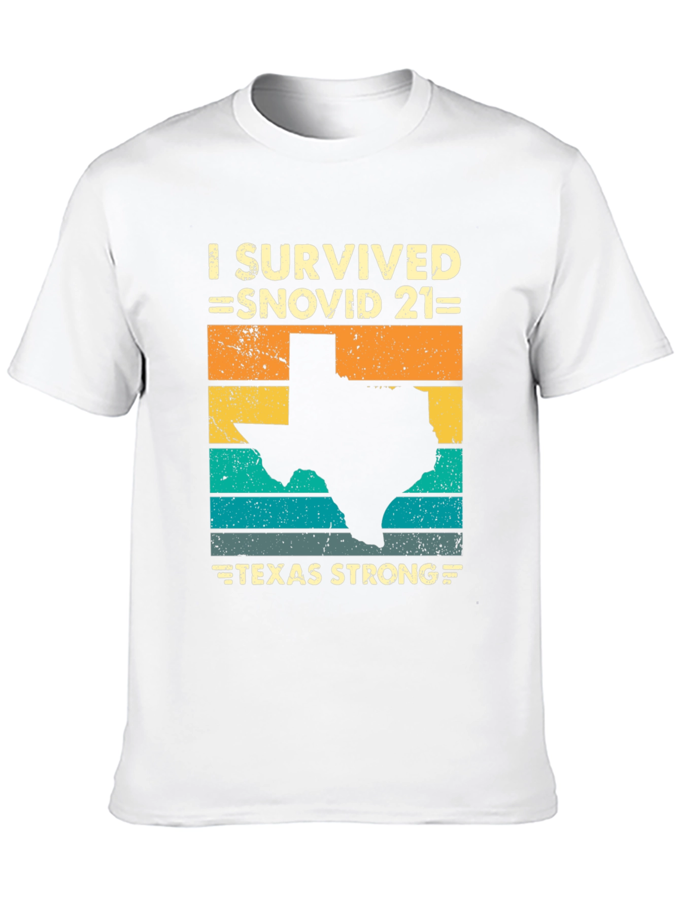 I Survived Snovid 21 Texas Strong T-Shirt