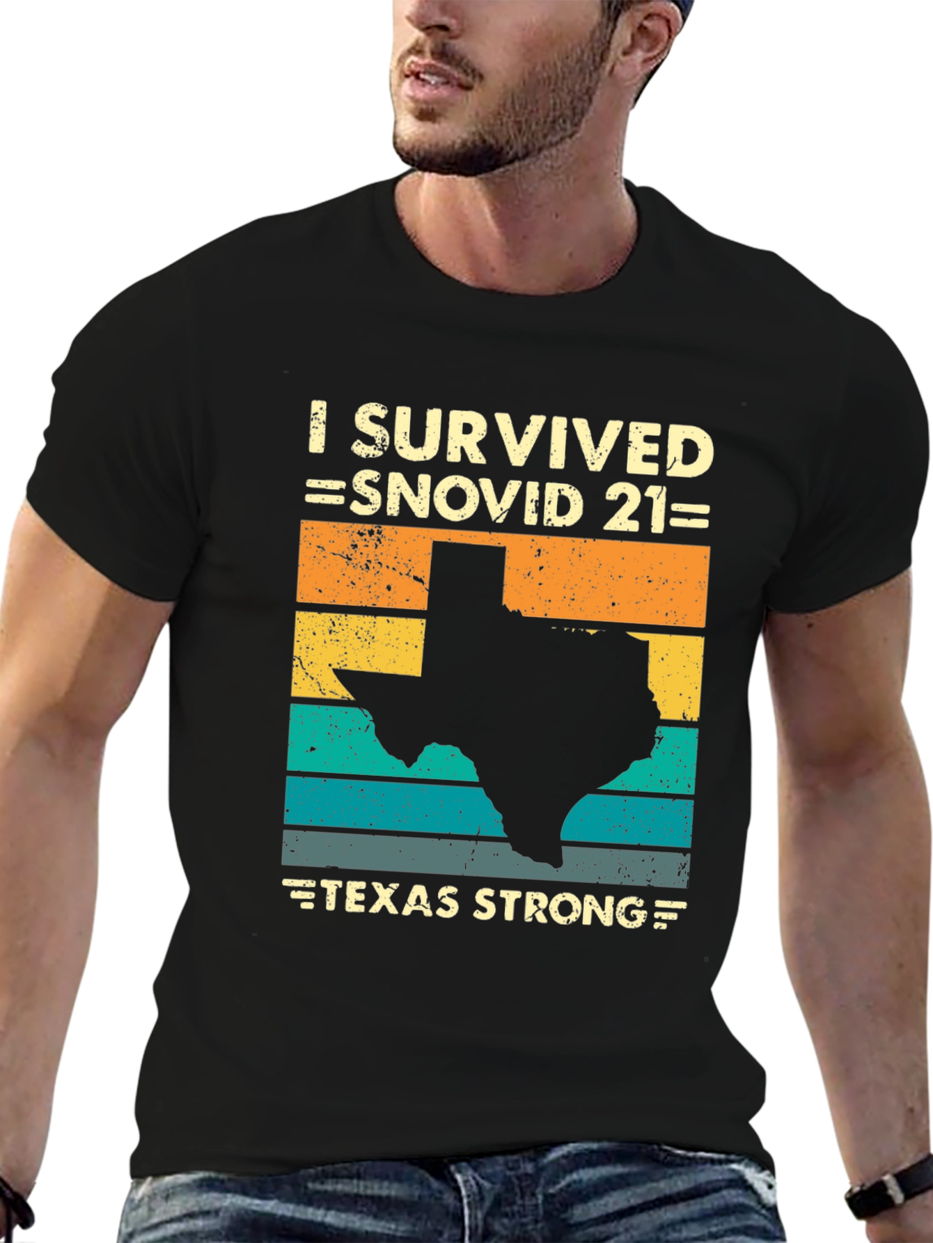 I Survived Snovid 21 Texas Strong T-Shirt